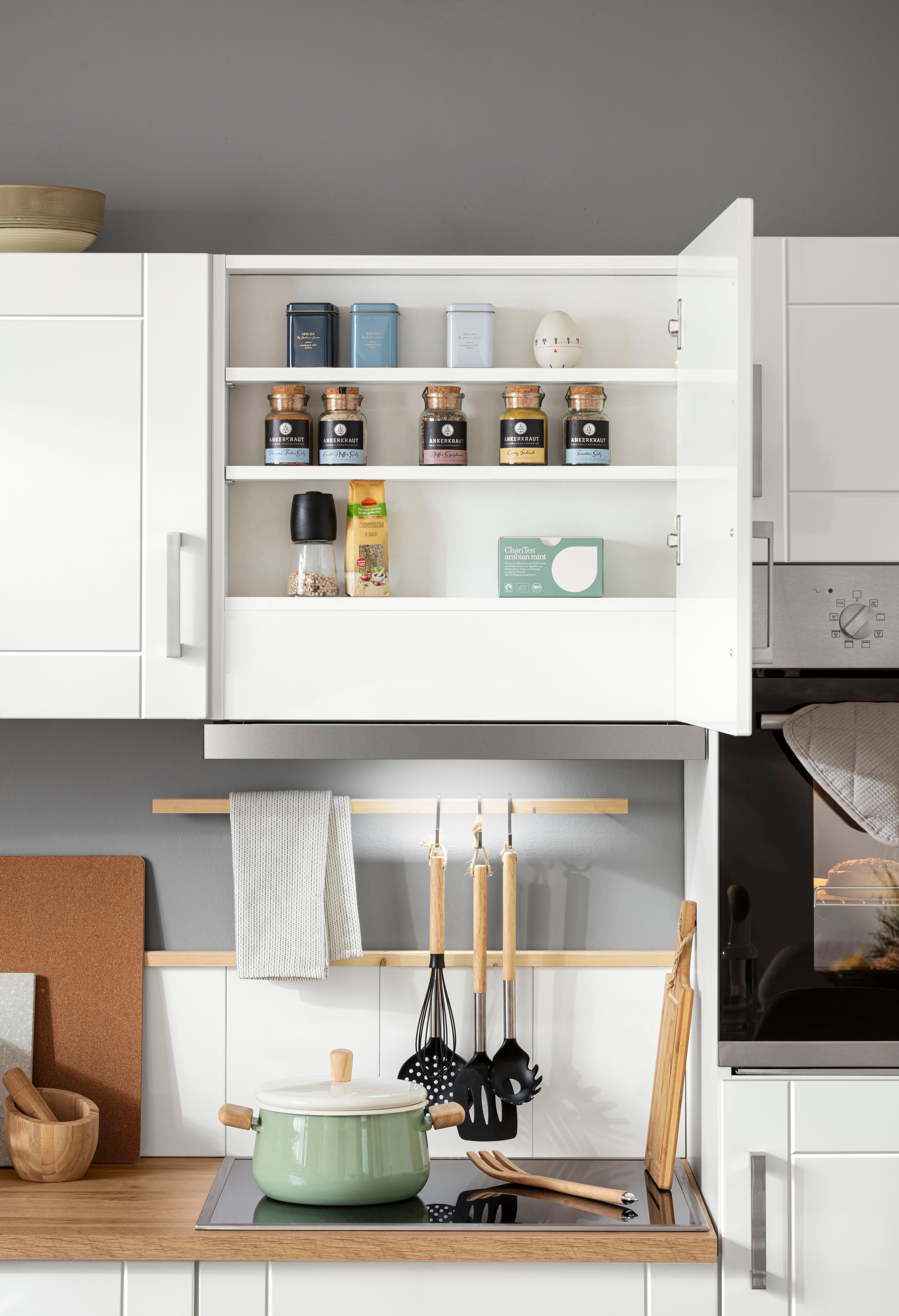 KOCHSTATION Winkelküche »KS-Tinnum«, mit E-Geräten, Stellbreite 240/330 cm