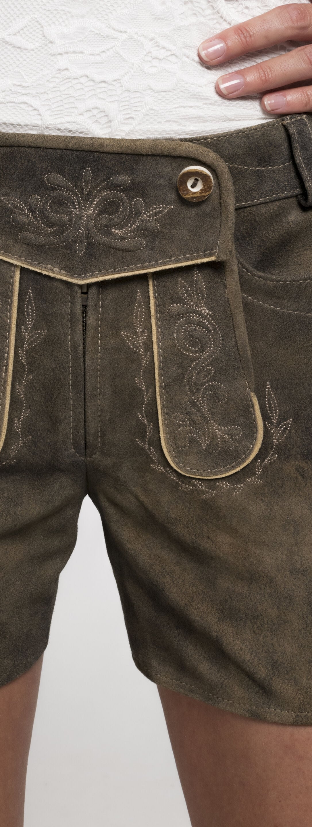 Spieth & Wensky Lederhose »Barbie«  mit Stickereien