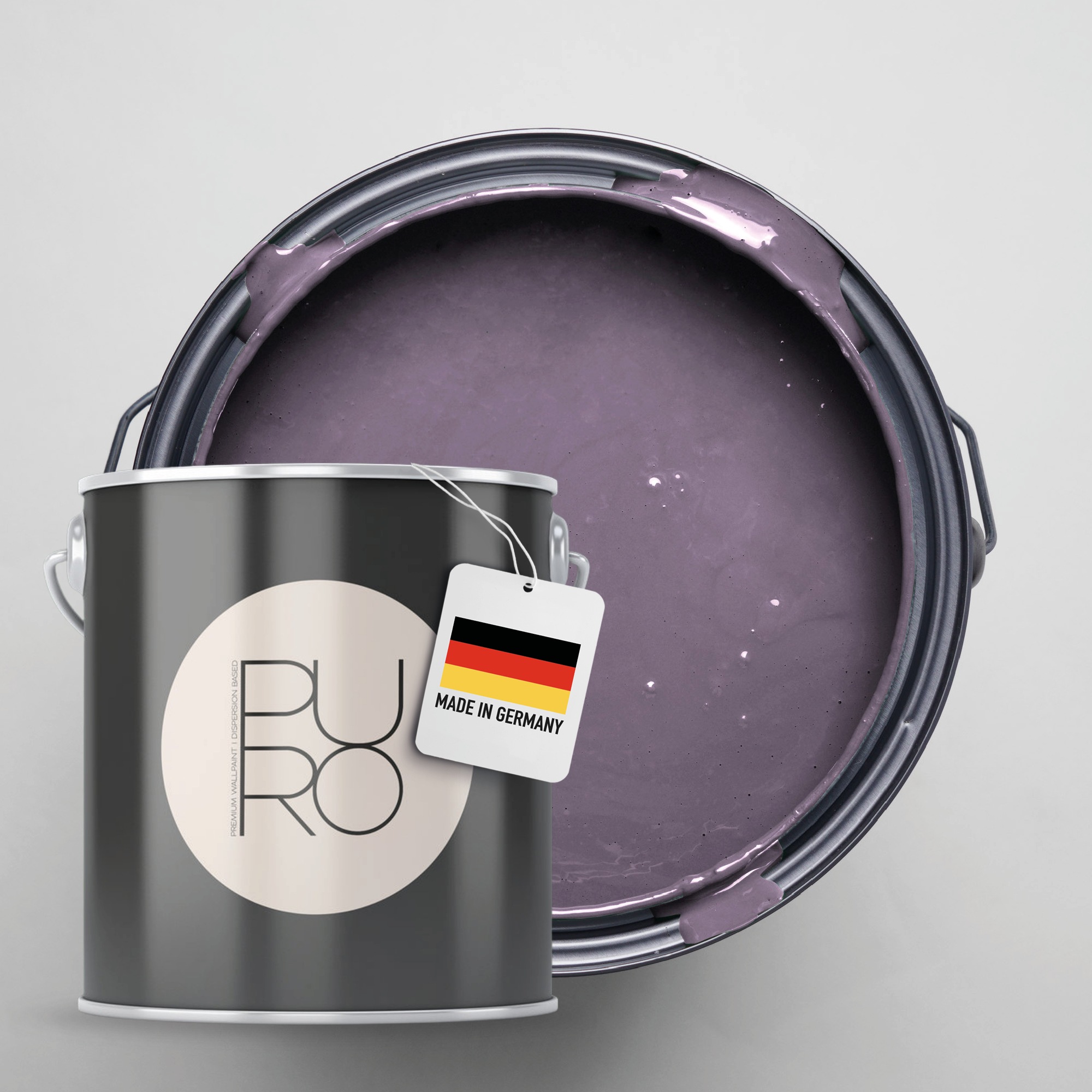 A.S. Création Wandfarbe »Premium Innenwandfarbe PURO Tuchmatt simple mauve« ideal für Wohnzimmer, Schlafzimmer, Flur und Küche, Farbwelt Violett