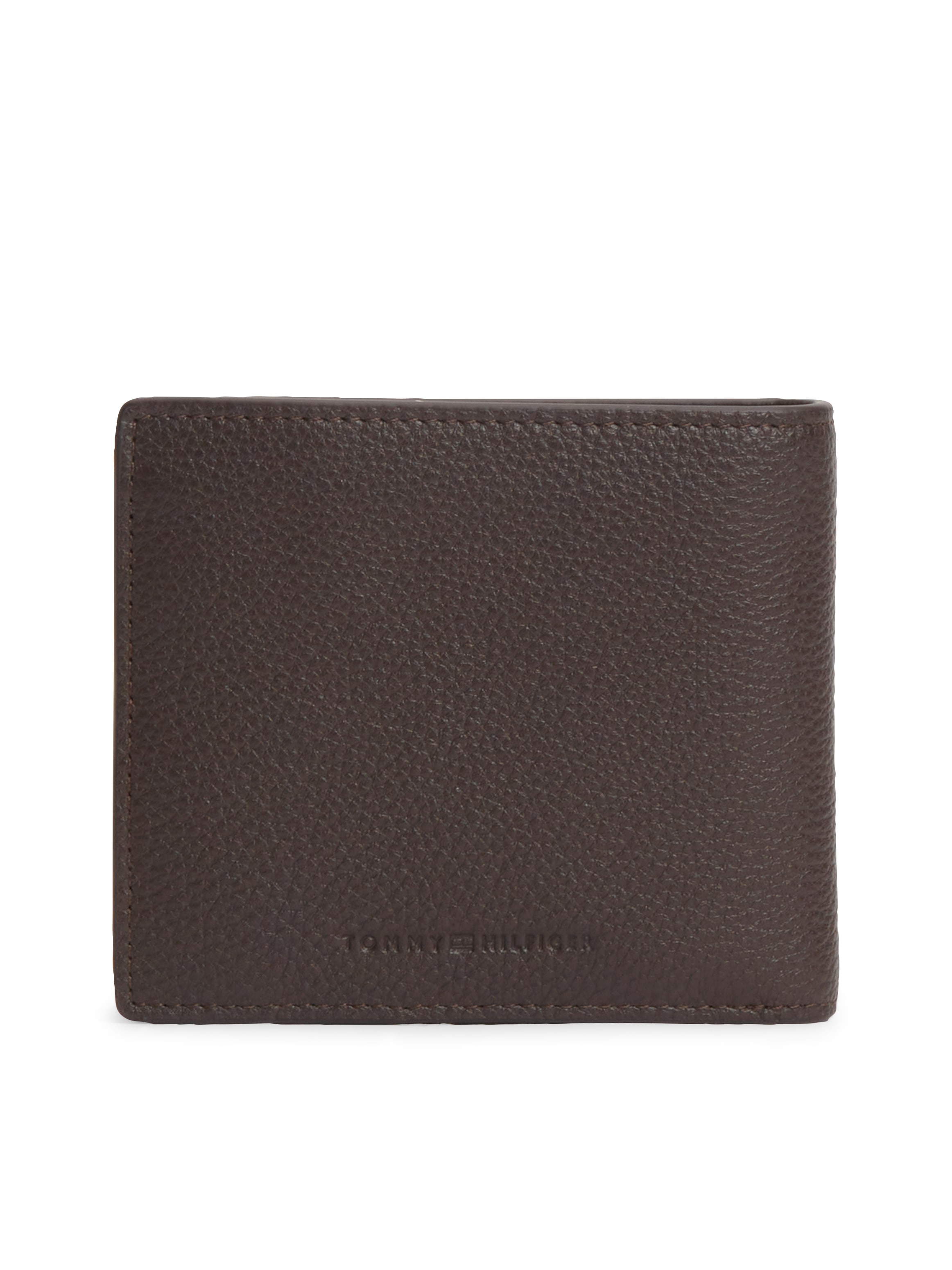 Tommy Hilfiger Geldbörse »TH CENTRAL CC FLAP AND COIN« Unisex Portmonnaie, Geldbeutel mit Kontraststreifen innen