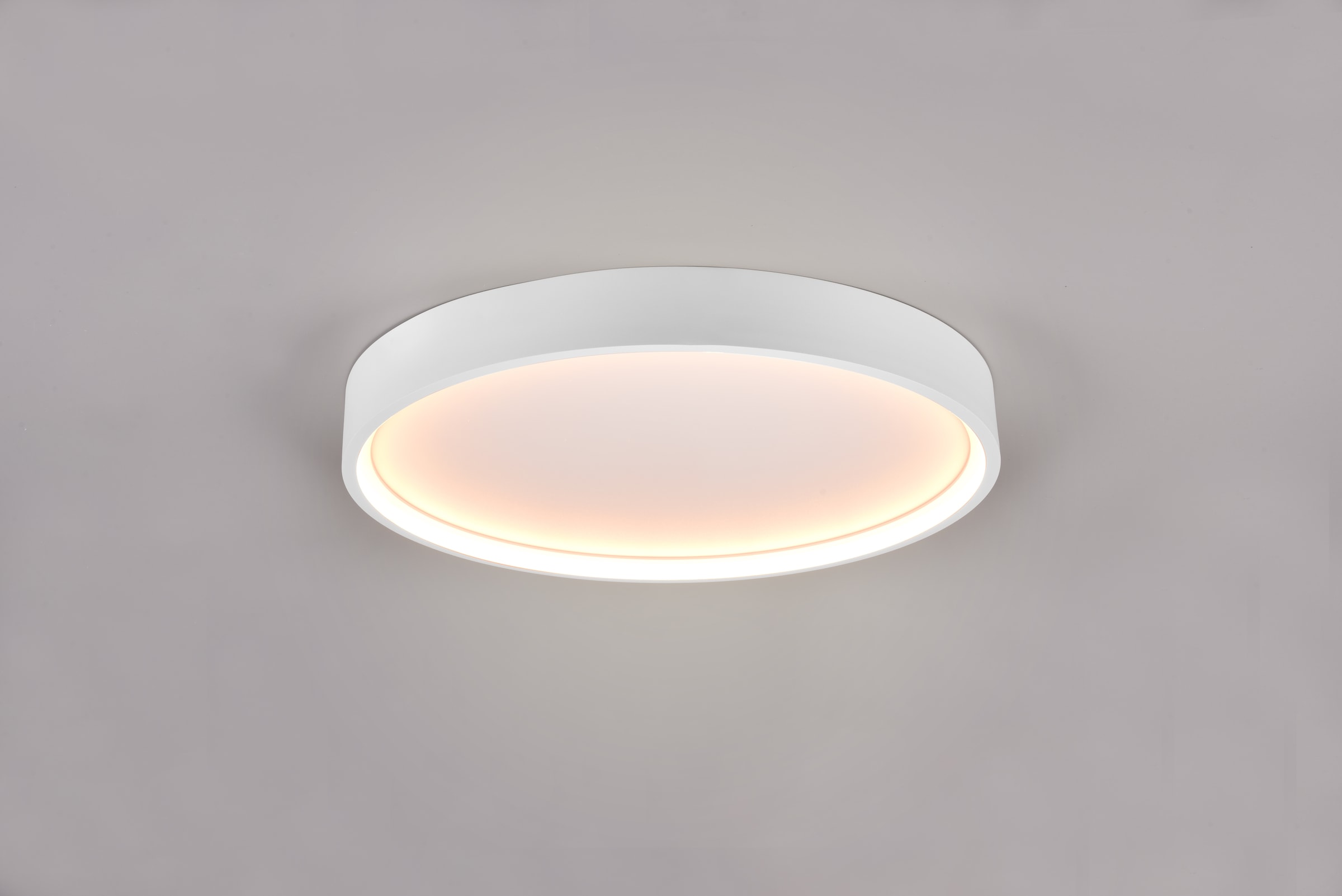 TRIO Leuchten LED Deckenleuchte »DOHA, Deckenlampe 29W 3260 Lumen Lichtfarbe einstellbar 2300-4000K«, 1 flammig, Leuchtmittel LED-Board | LED fest integriert, indirektes Licht getrennt schaltbar als Wandlampe und Deckenlampe mögl
