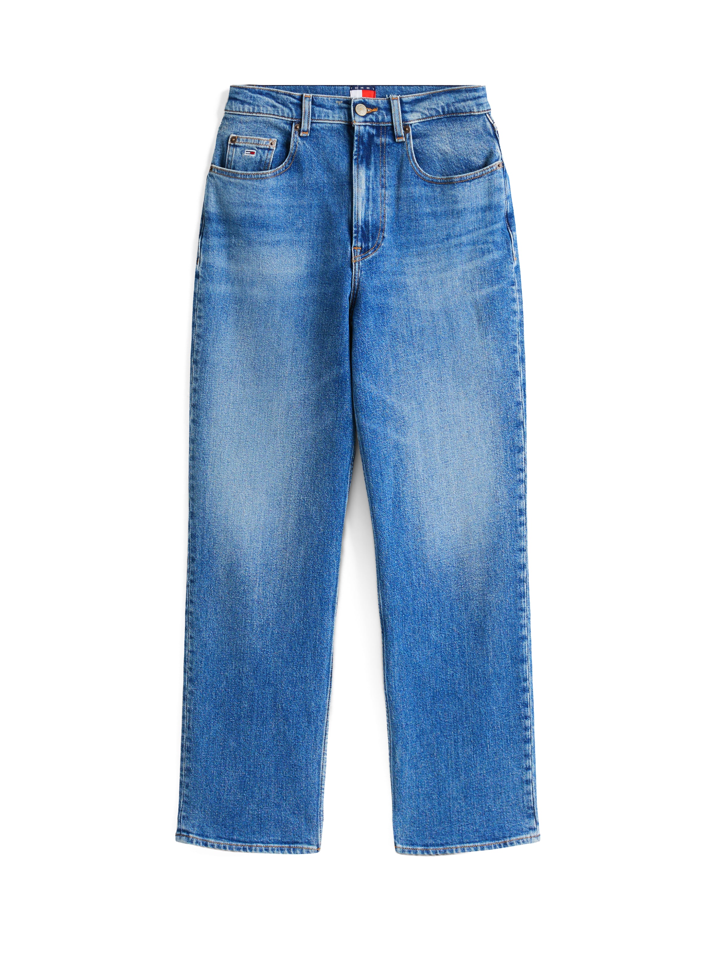 Tommy Jeans Straight-Jeans »Layla High Rise Slim Straight«, in Knöchellänge