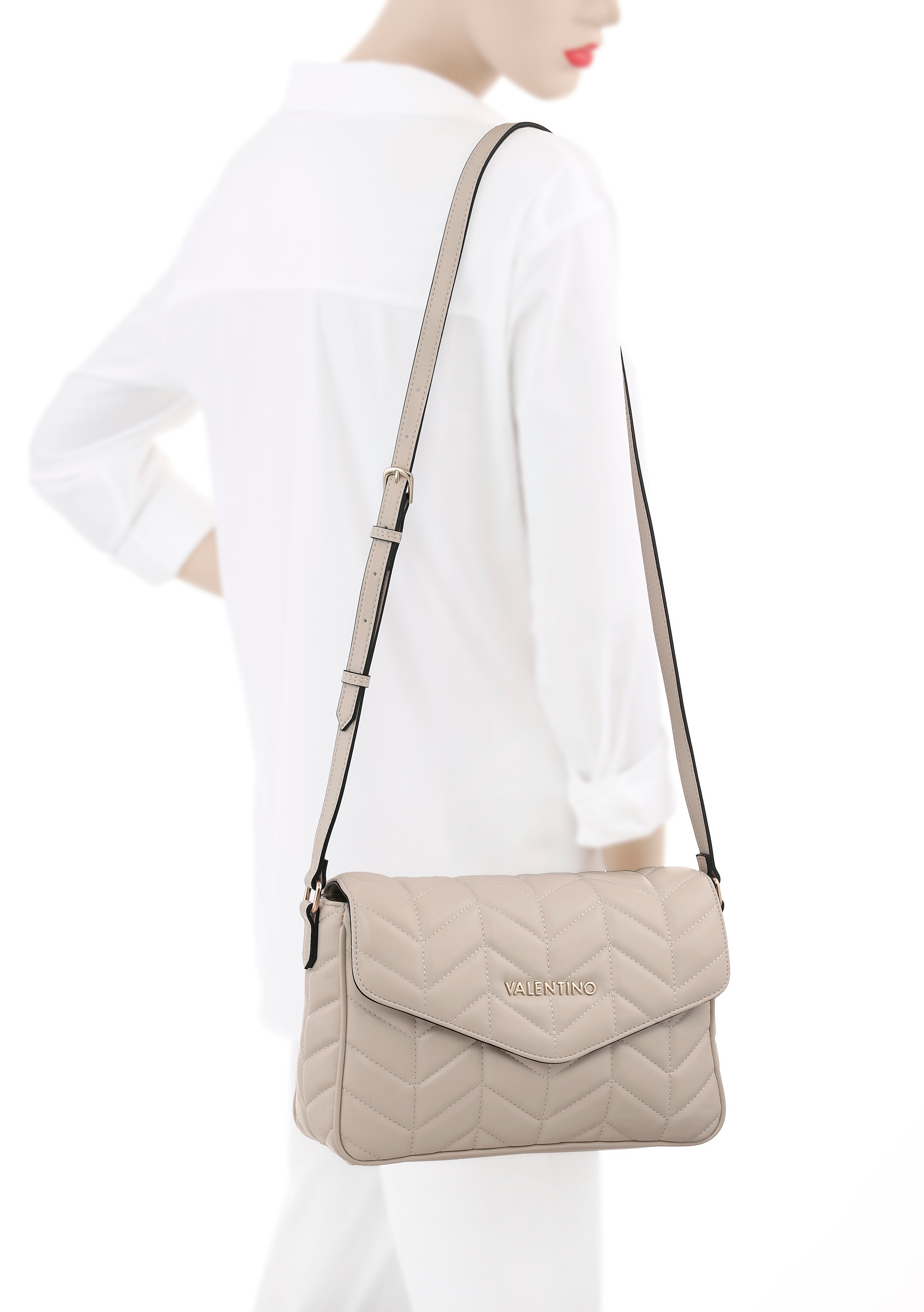 VALENTINO BAGS Umhängetasche »FLAP BAG PETAL RE«, Schultertasche Handtasche Damen Tasche Damen