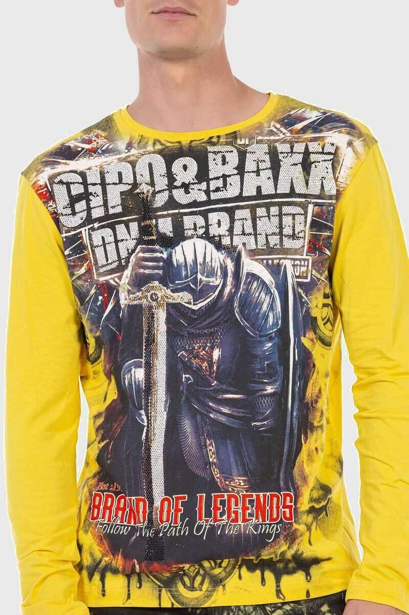 Cipo & Baxx T-Shirt »Sweatshirts«, mit coolem Print