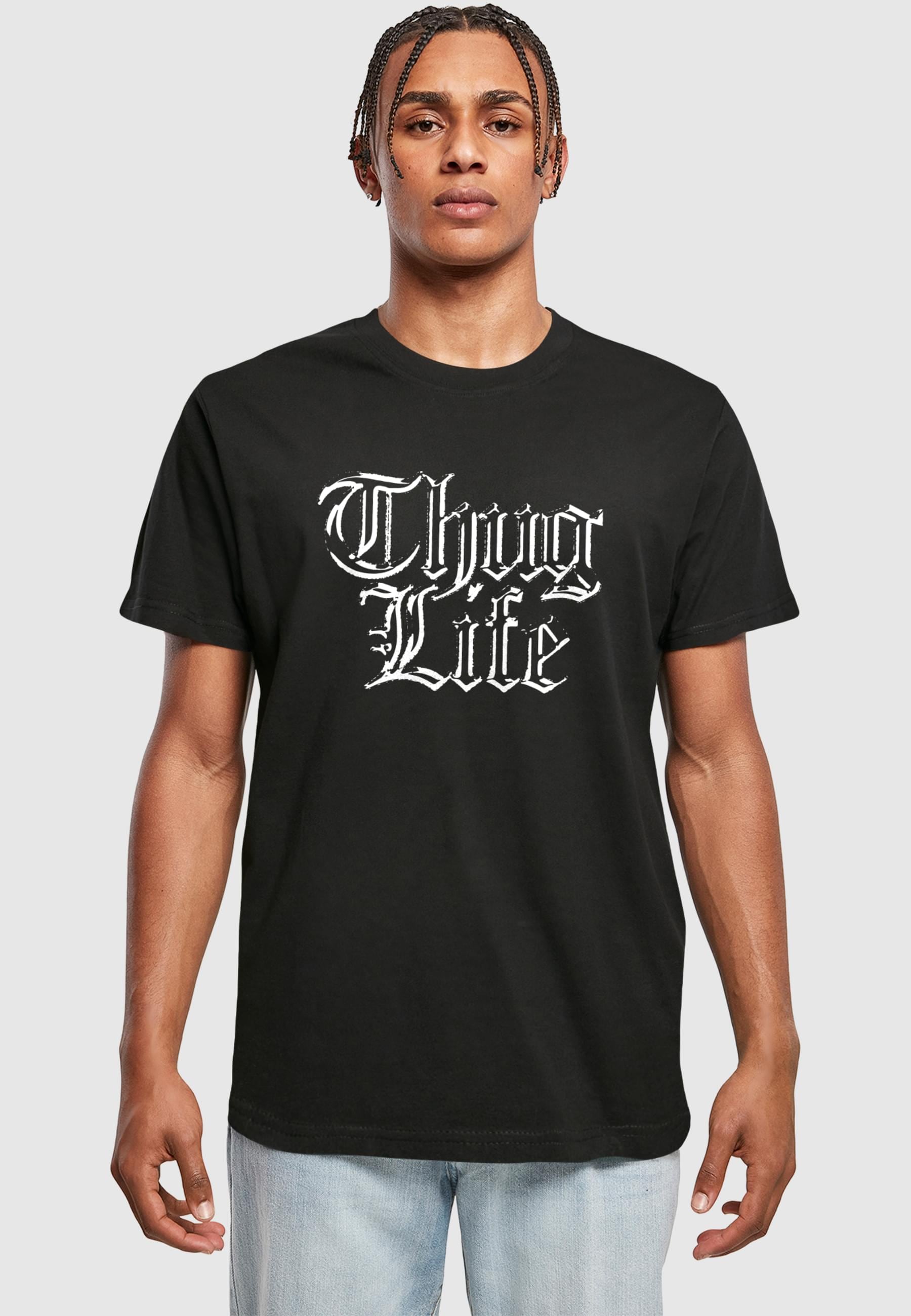 MisterTee T-Shirt »MisterTee Thug Life Wording Tee« 1 Stk. tlg.
