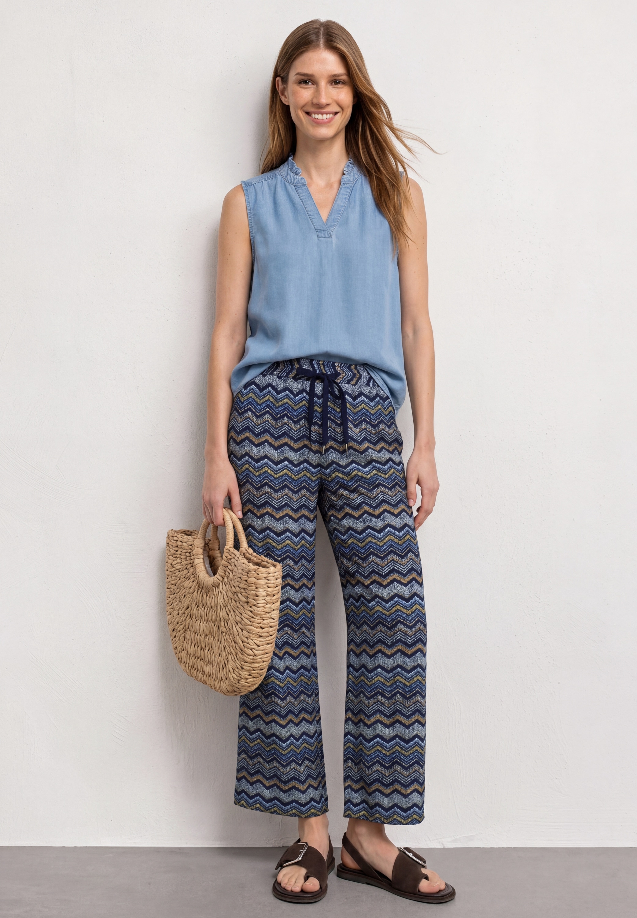 STREET ONE Stoffhose  High Waist