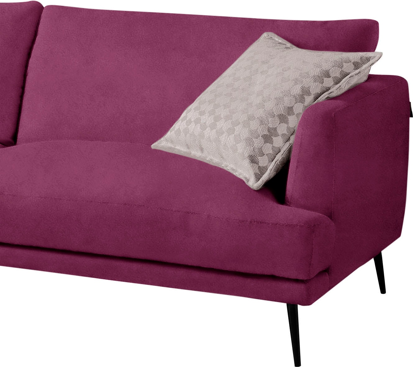 Egoitaliano Ecksofa »Sophia, Designsofa mit extrakomfortablem Sitzkomfort«, mit Daunenfederung, L-Form