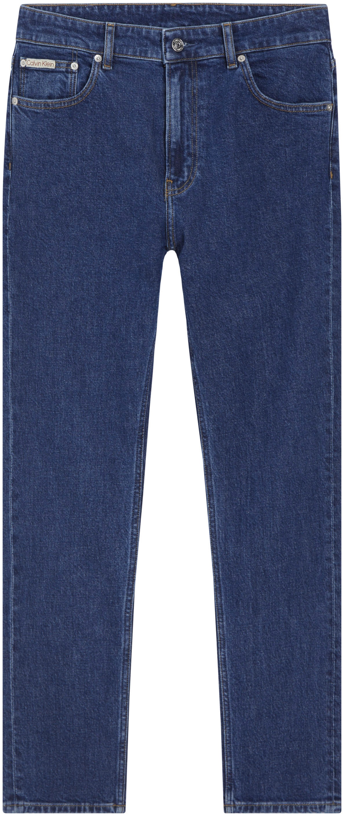 Calvin Klein Jeans Straight-Jeans »DAD JEANS«, Logodruck, Coinpocket