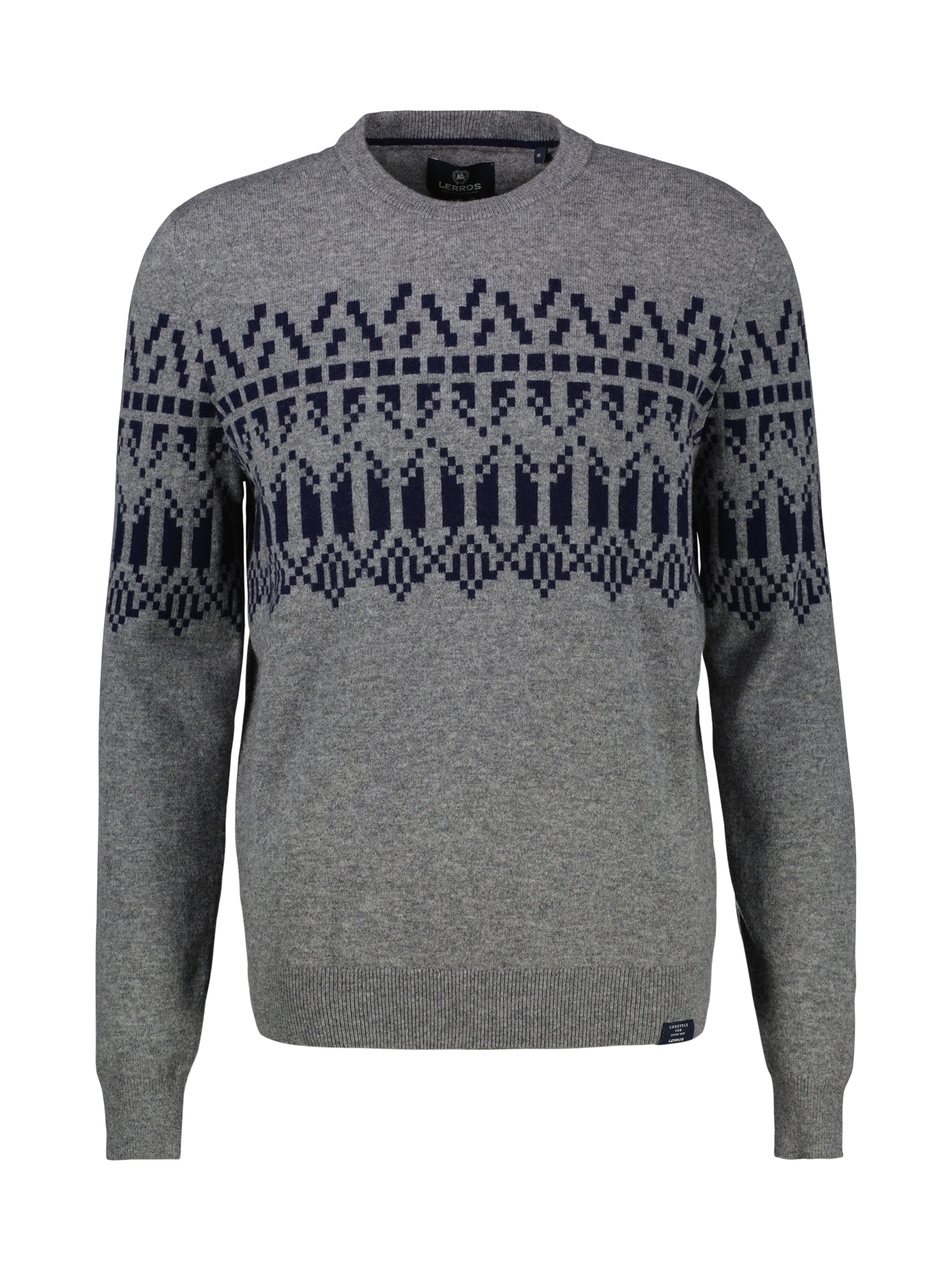 LERROS Strickpullover »LERROS Herren Strickpullover, skandinavisch inspiriert«