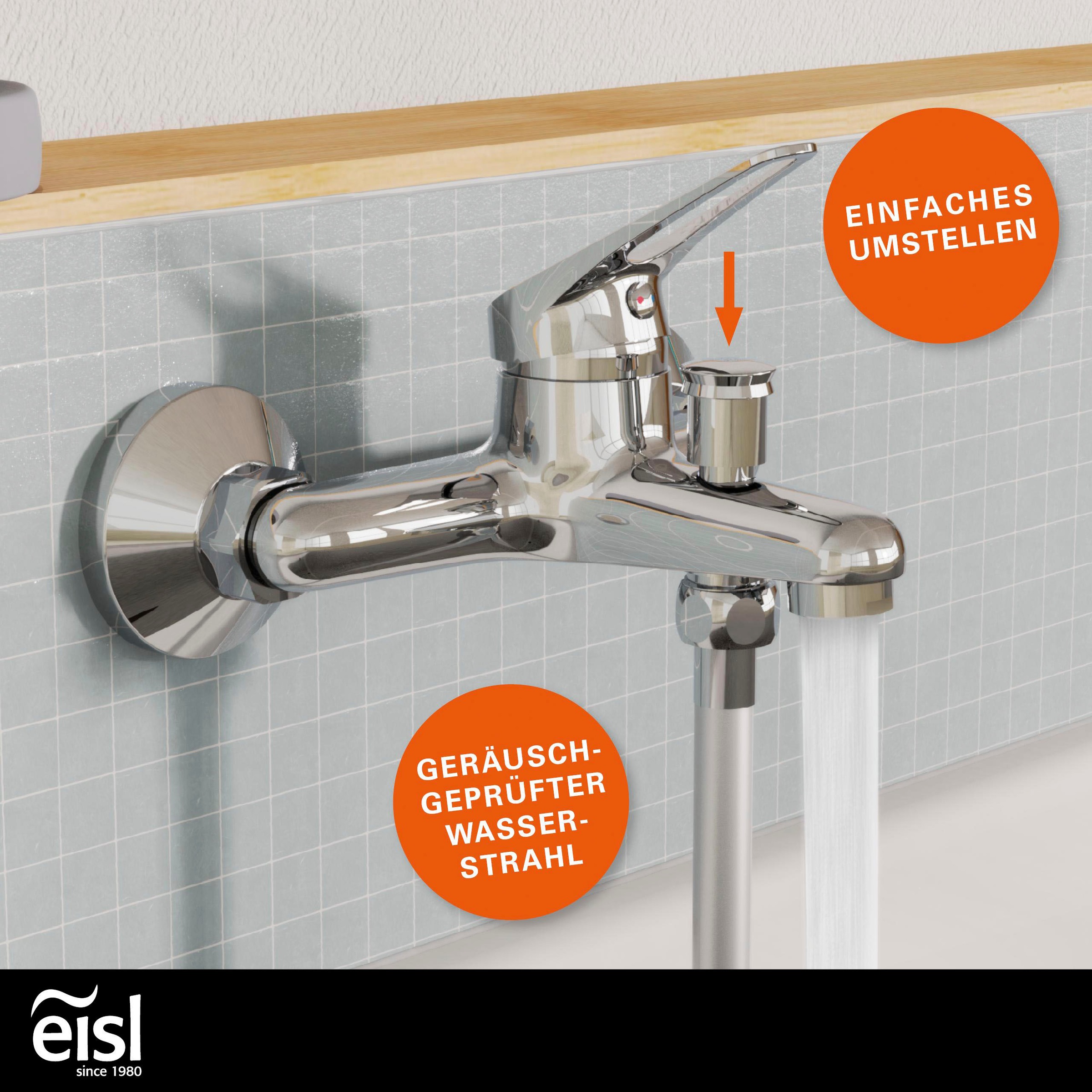 Eisl Wannenmischeinheit "SPEED" perfektes Strahlbild, auswechselbare 35mm K günstig online kaufen