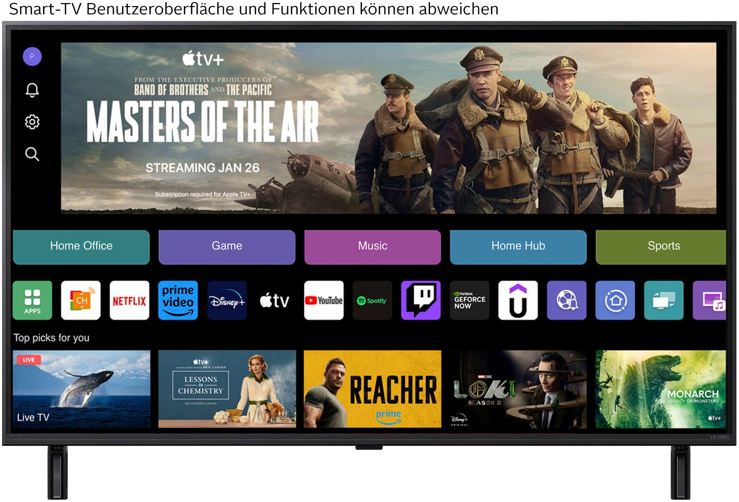 LG QNED-Fernseher »43QNED80A6A«, 4K Ultra HD, Smart-TV