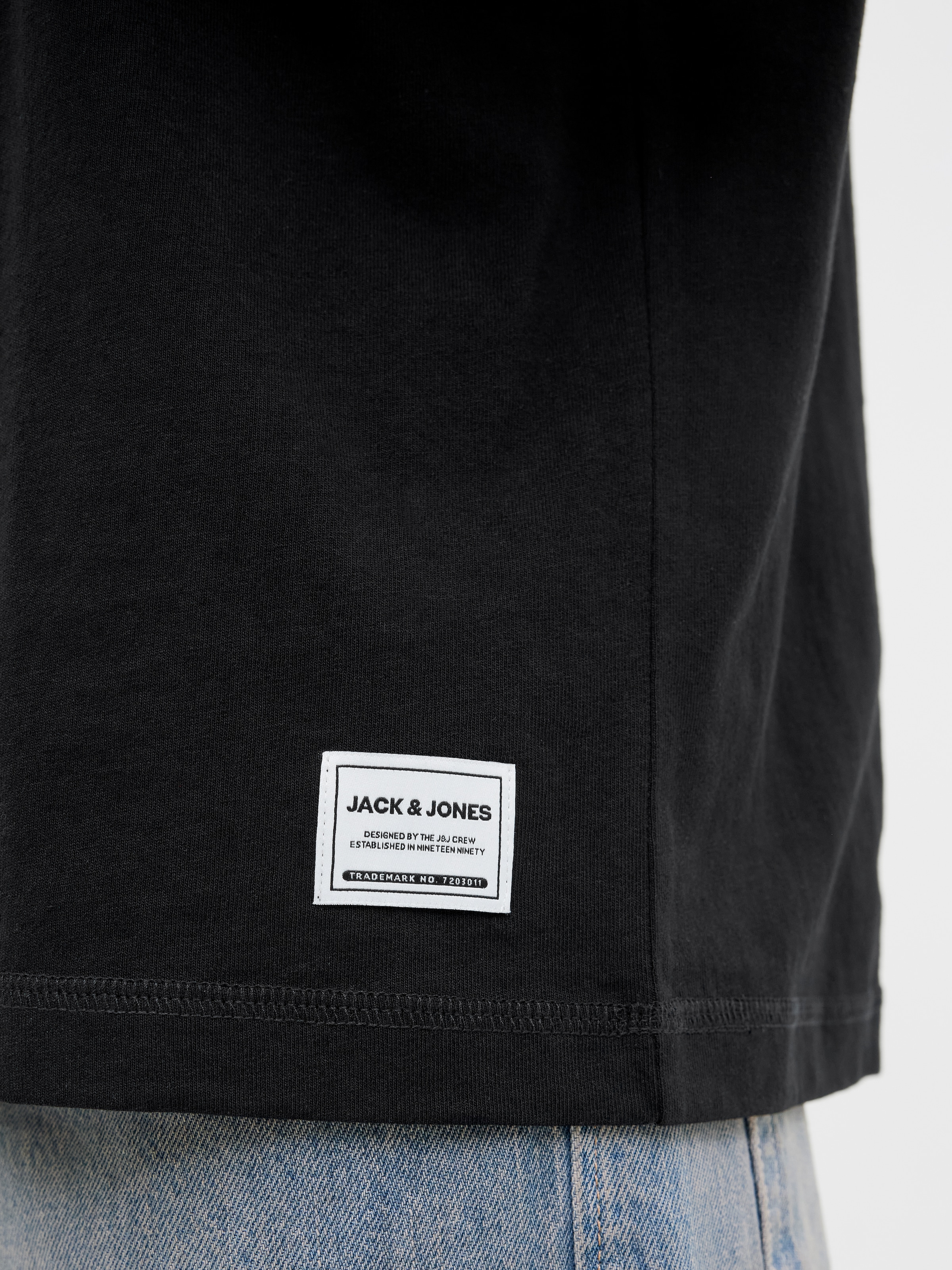 Jack & Jones Rundhalsshirt »JJEDOVER TEE SS CREW NECK«