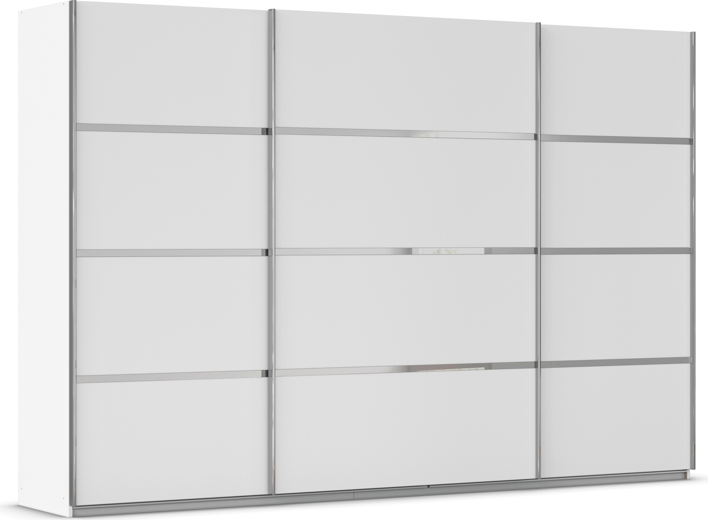 OTTO home Kleiderschrank "Mehrzweckschrank Aktenschrank Möbel Mietswohnung Schlafzimmer AVOLA" 3 verschiedene Ausstattungen BASIC/CLASSIC/PREMIUM (inkl. SOFT-CLOSE), mit eleganten Zierleisten in Chrom, Schwarz oder Weiß MADE IN GERMANY