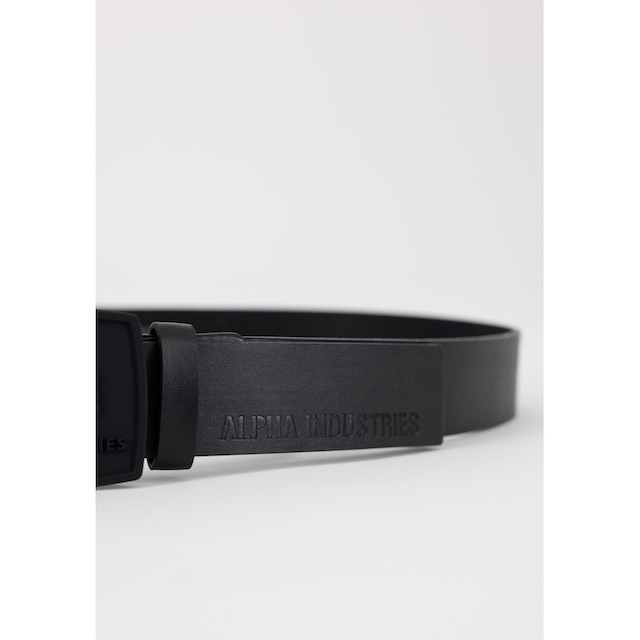 Alpha Industries Ledergürtel »Alpha Industries Accessoires - Belts All  Black Belt« bestellen | BAUR