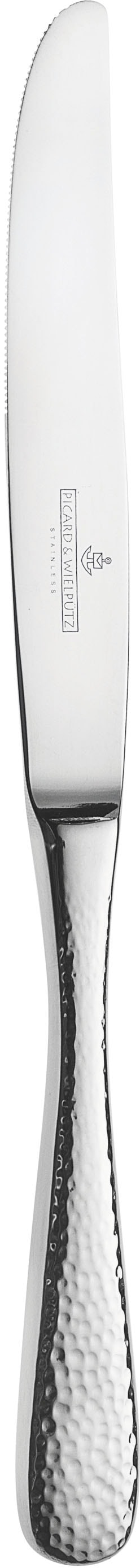 Picard & Wielpütz Solingen Besteck-Set »MIA«, (Set, 24 tlg.), Hammerschlag-Optik, im Geschenk-Karton