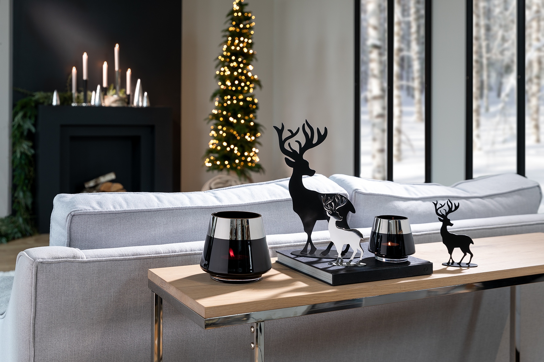 Fink Weihnachtsfigur »Hirsch JASPER« Weihnachtsdeko aus Eisen