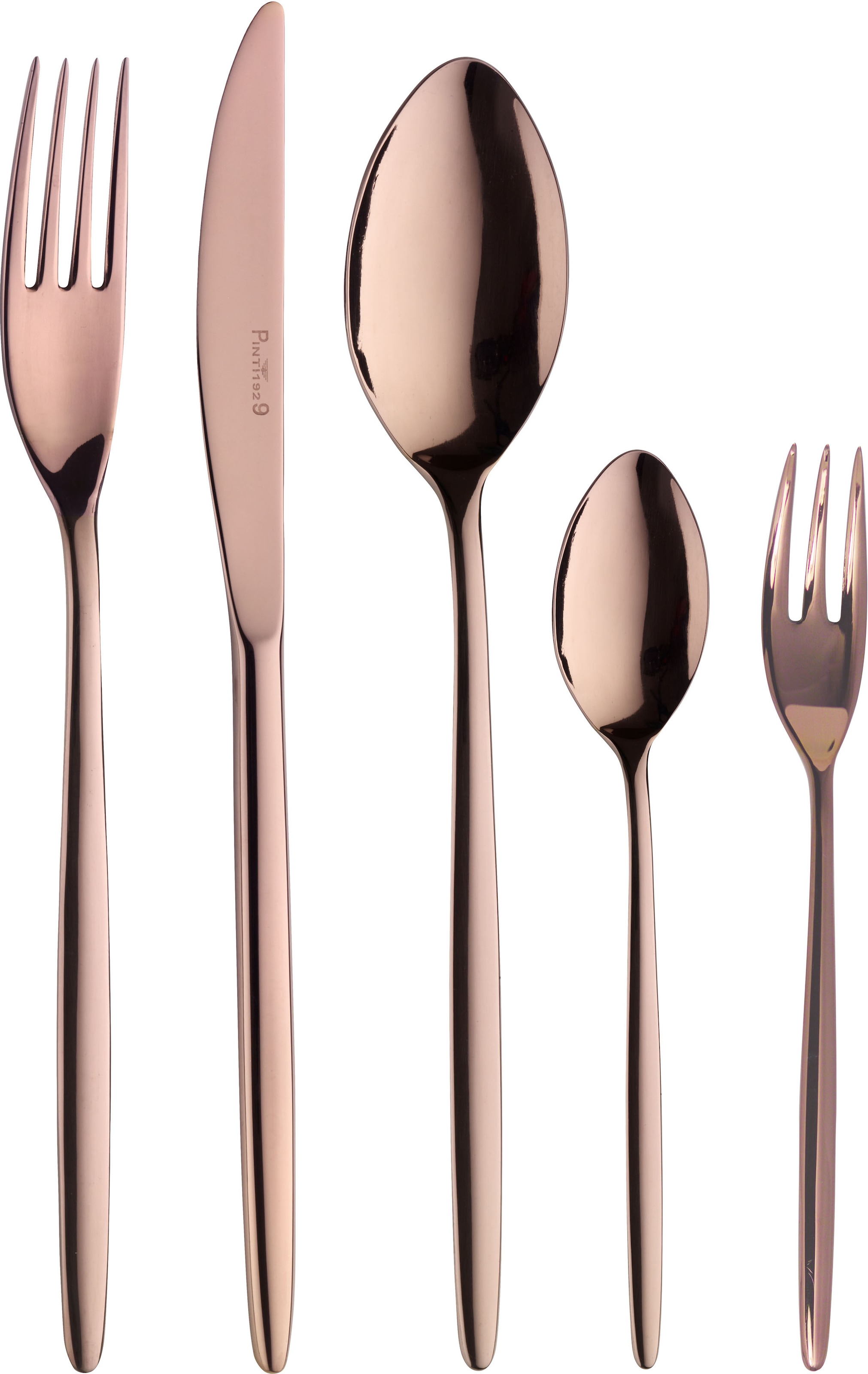 PINTINOX Besteck-Set "Olivia Treasure Bronze" Optik Glänzend PVD Beschichtu günstig online kaufen