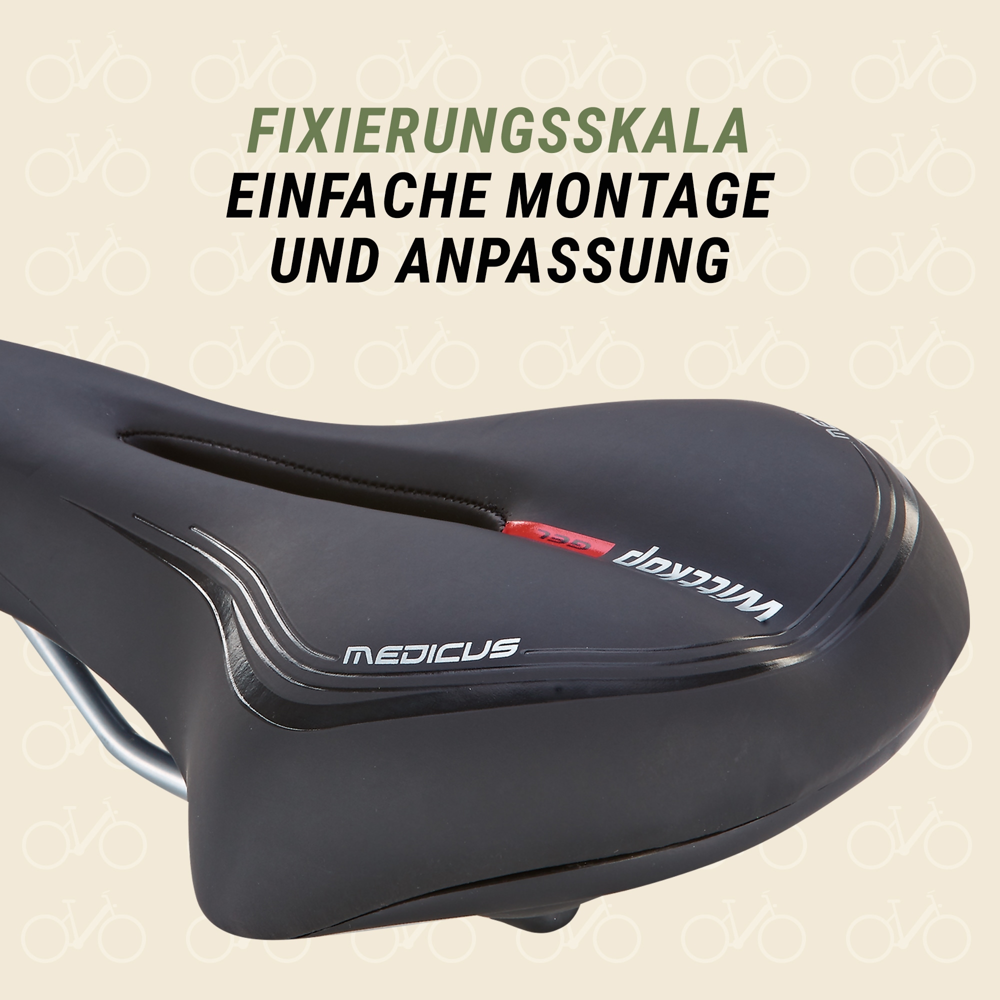MEDICUS Fahrradsattel »Gesundheitssattel«