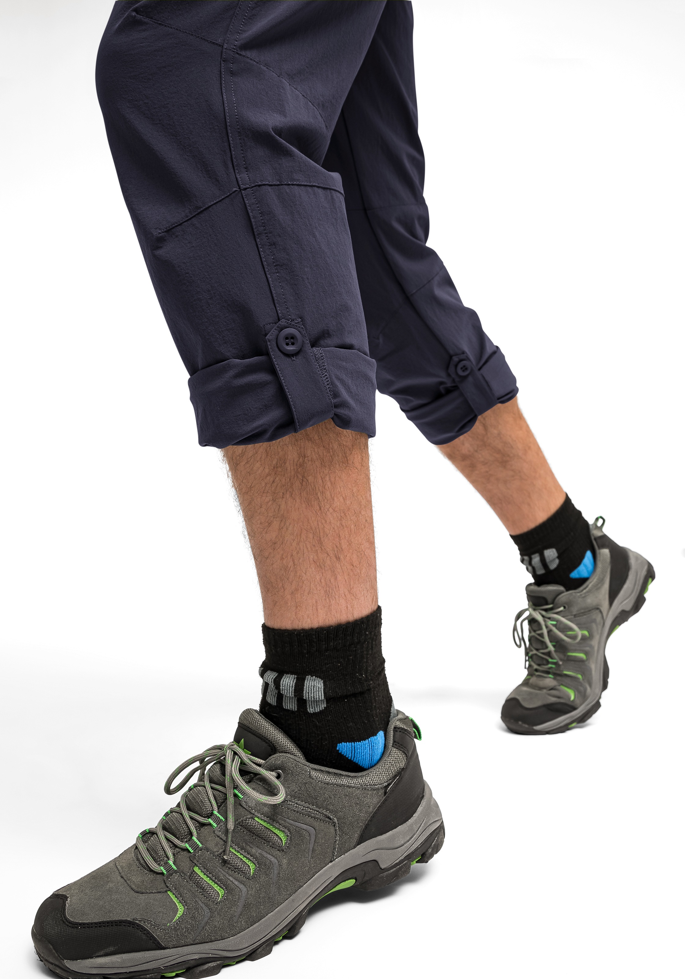 Maier Sports Funktionshose »Nil«, Herren Wanderhose, atmungsaktive Outdoor-Hose mit Roll up Funktion