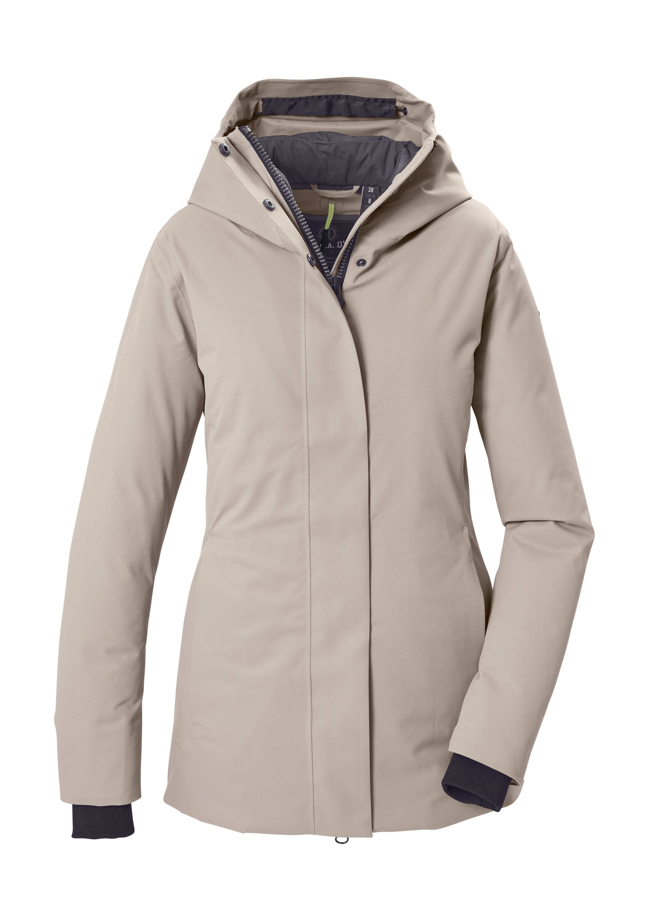 G.I.G.A. DX by killtec Funktionsjacke "GW 54 WMN JCKT" Wasserdichte, atmungsaktive Winterjacke mit verstellbarer Kapuze