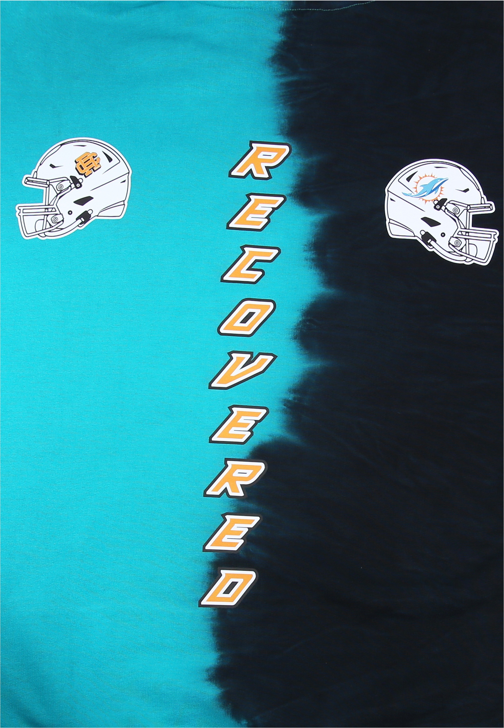 Recovered Kapuzensweatshirt »NFL Dolphins Ink Dye Effect On«, im lockeren Schnitt