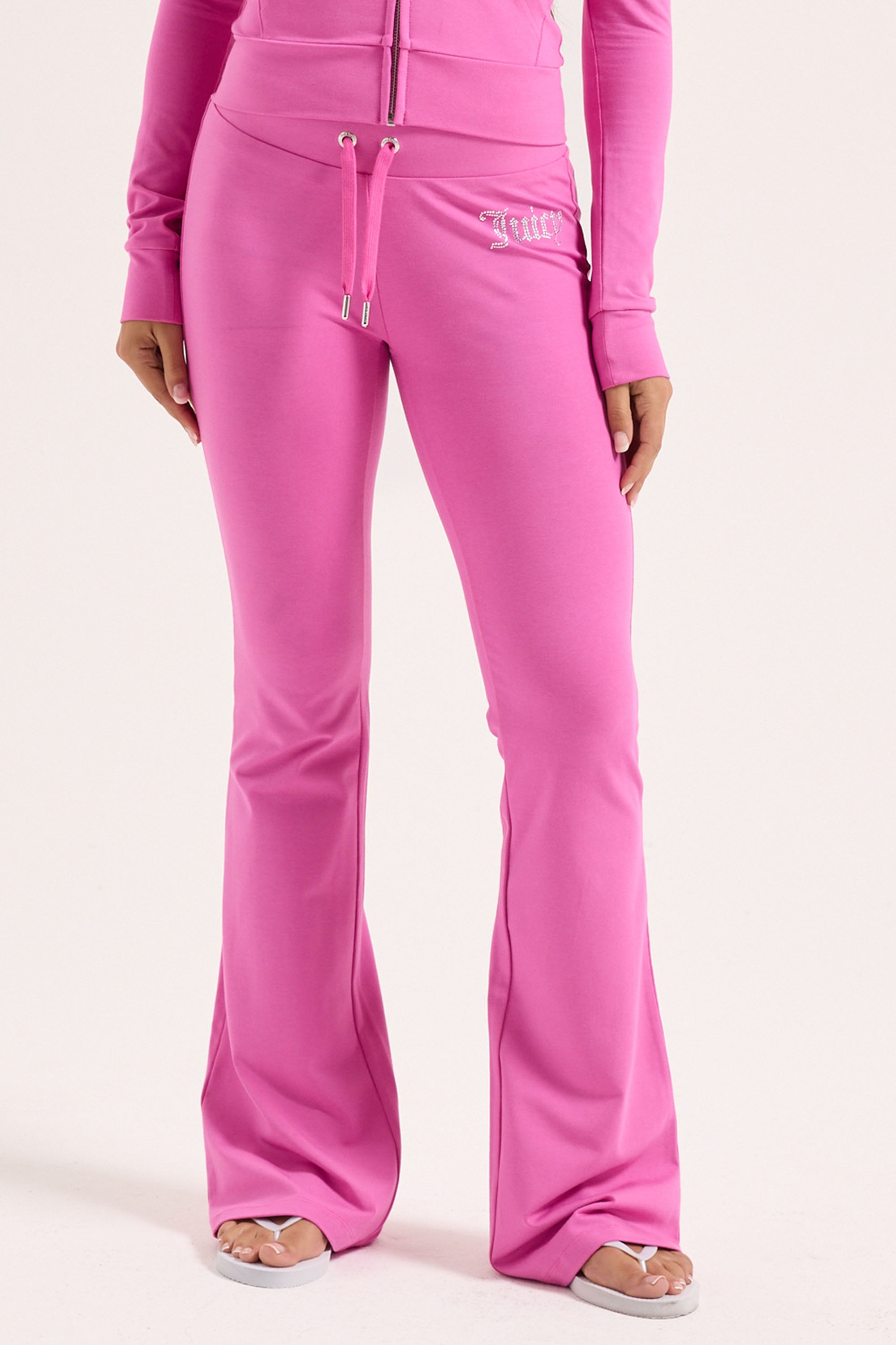Juicy Couture Sweathose »APOLLO DIAMANTE JERSEY LOW RISE PANT. Damen«  Trainingshose Damen, Sportshorts, Jersey, Jogginghose mit Glitzer, Sale