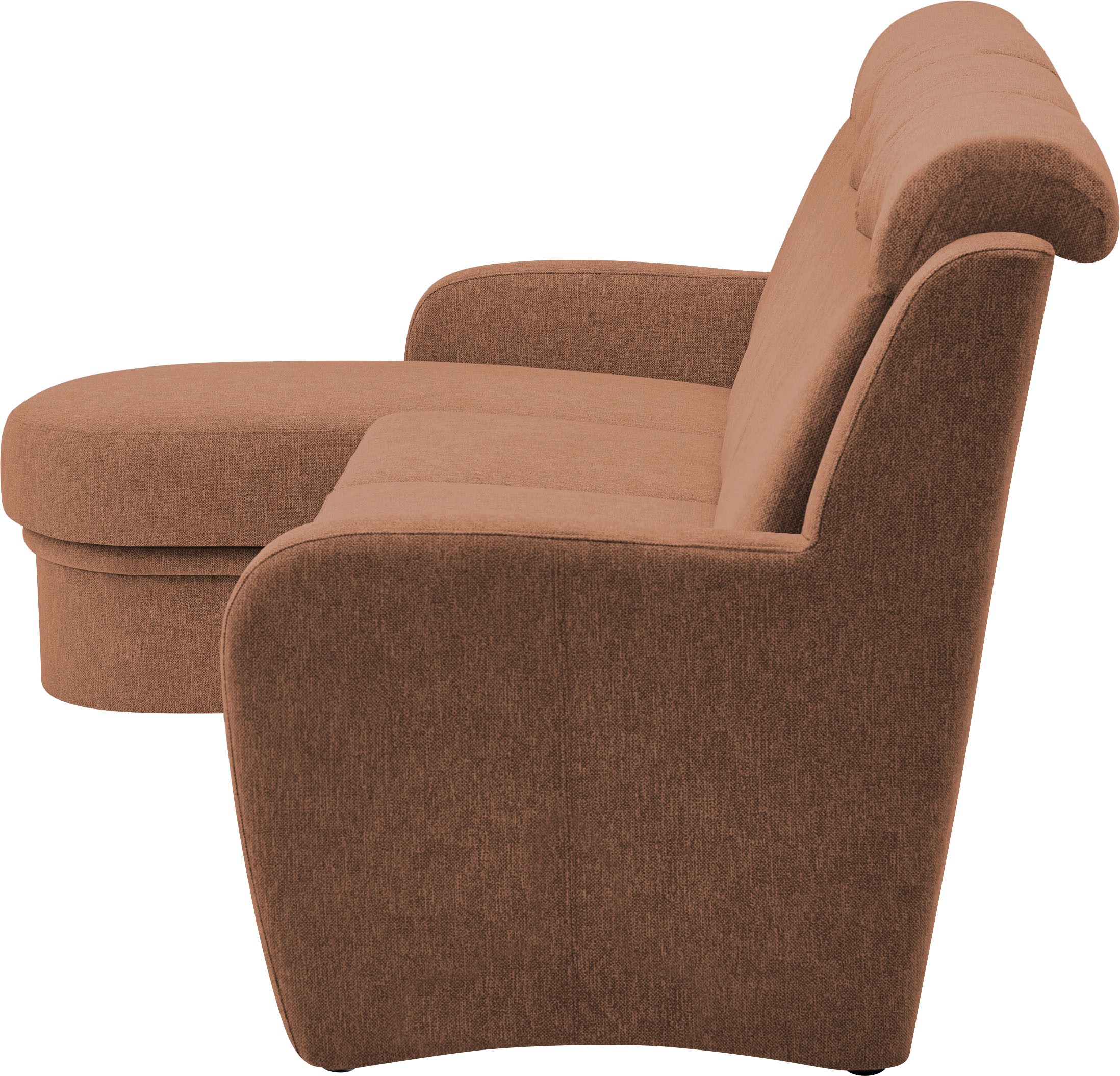 VILLA BECK Ecksofa »Varese L-Form«, (2 St.), Kopfteilverstellung, wahlweise mit Sitzvorzug, in Sitzhöhe 46 cm