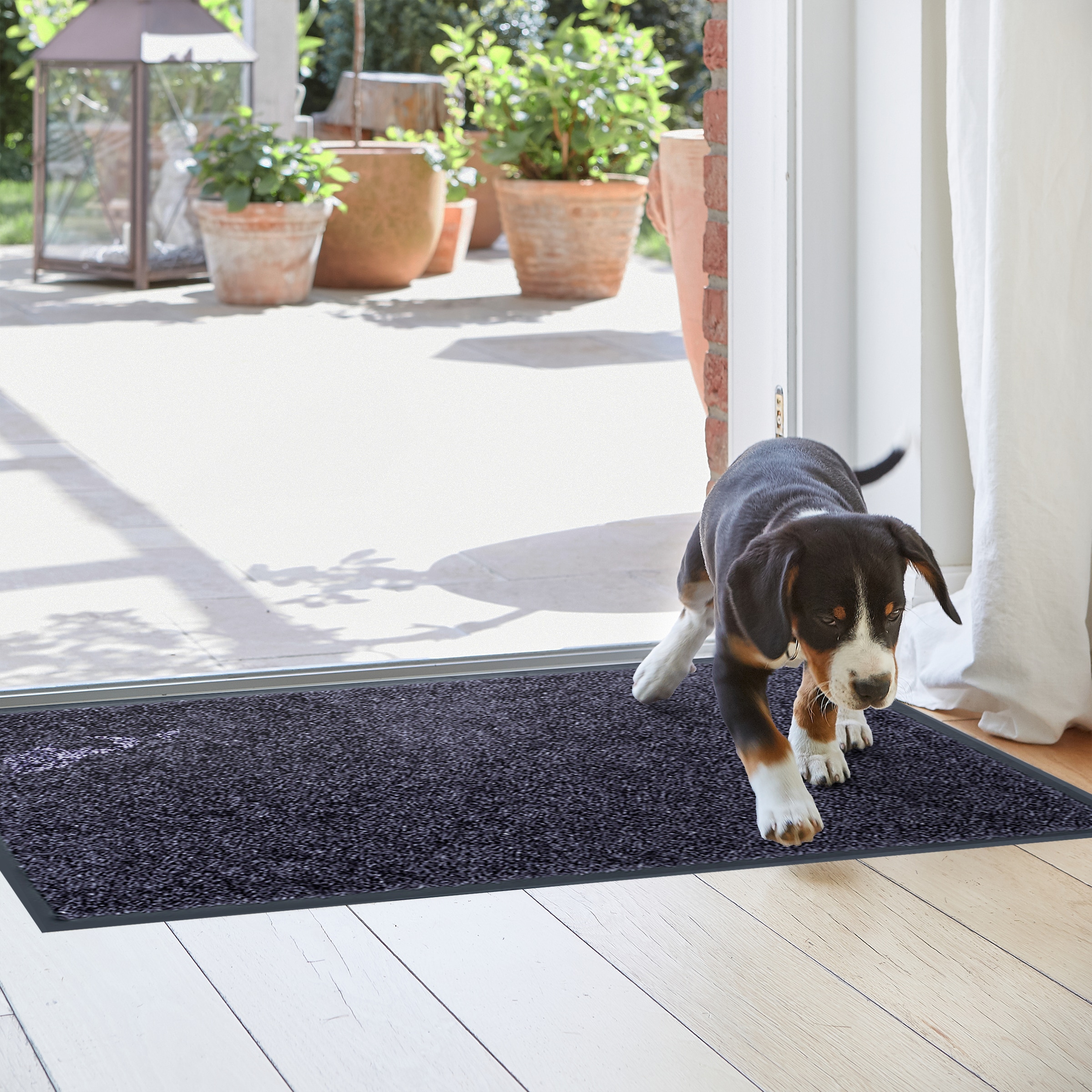 ASTRA Fußmatte »Proper Tex 618« rechteckig 9 mm Höhe Schmutzfangmatte, auch als Läufer, waschbar, In -und Outdoor geeignet