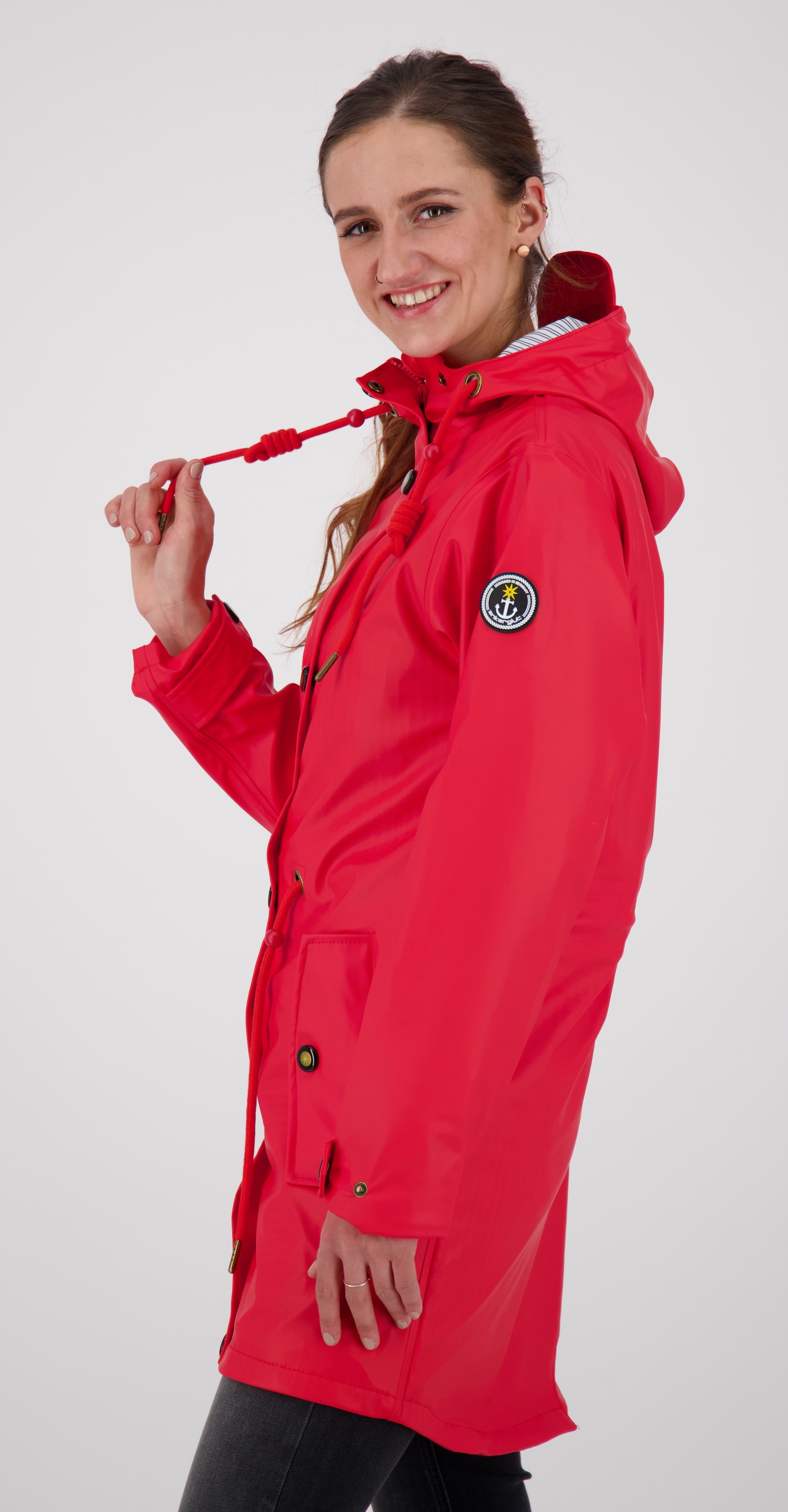Thumbnail - DEPROC Active Regenjacke "Friesennerz ankerglutliebe WOMEN", auch in Großen Größen erhältlich
