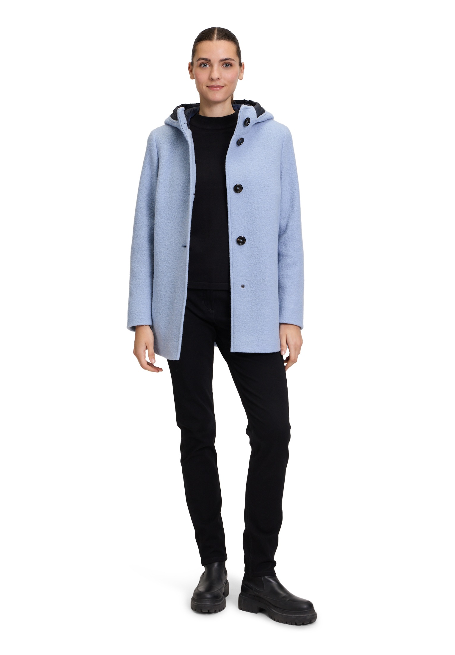 Gil Bret Wolljacke »Damen mit Kapuze« mit Kapuze