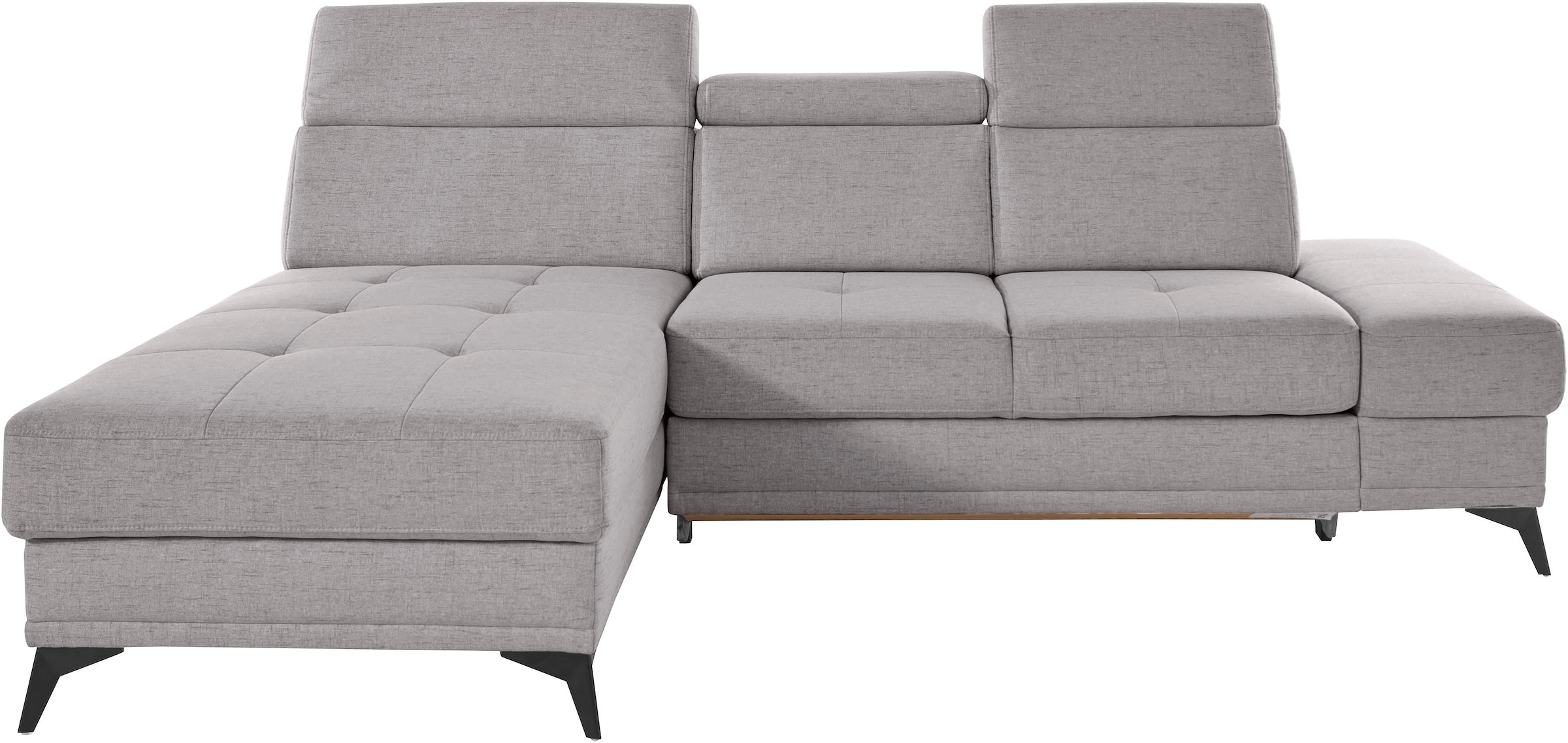 Home affaire Ecksofa "Cardiz L-Form" inkl.Kopfteilverstellung und Federkern günstig online kaufen