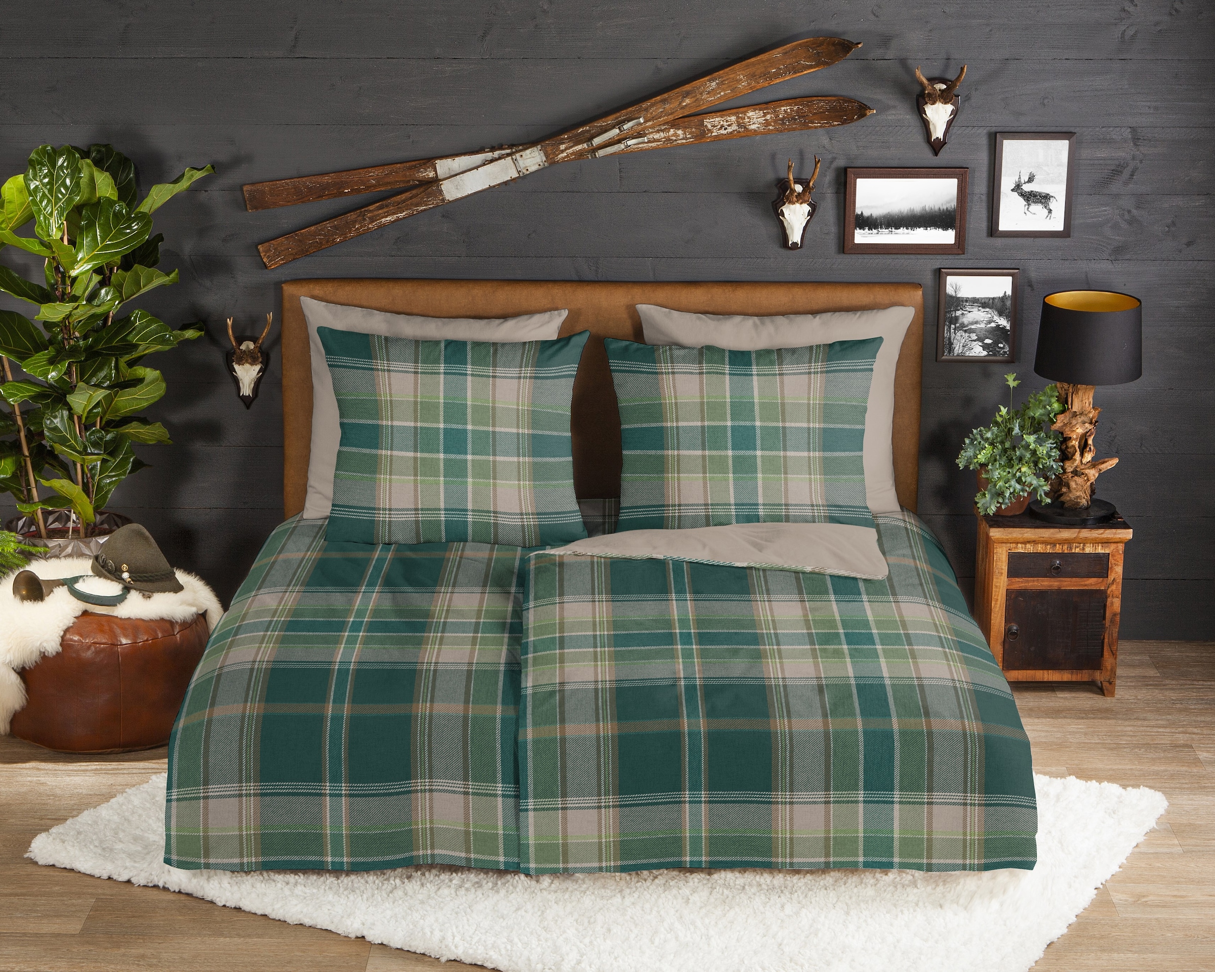 good morning Wendebettwäsche "Dirkje" 3 Stk. Flanell, Biber, Winter, Warm, günstig online kaufen