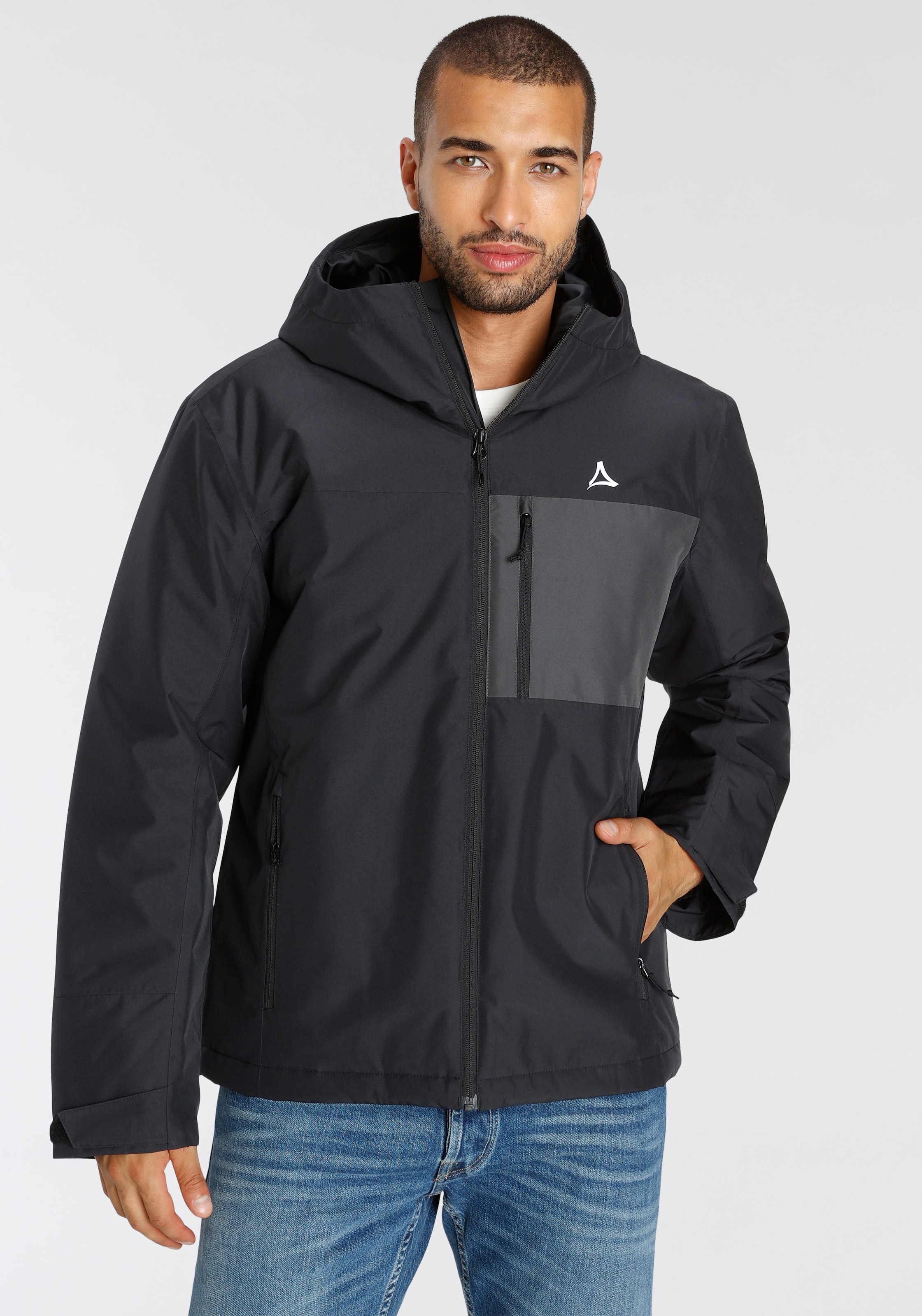 Schöffel Funktionsjacke "HOVDALA", mit Kapuze, Winddicht, wasserabweisend Ü günstig online kaufen