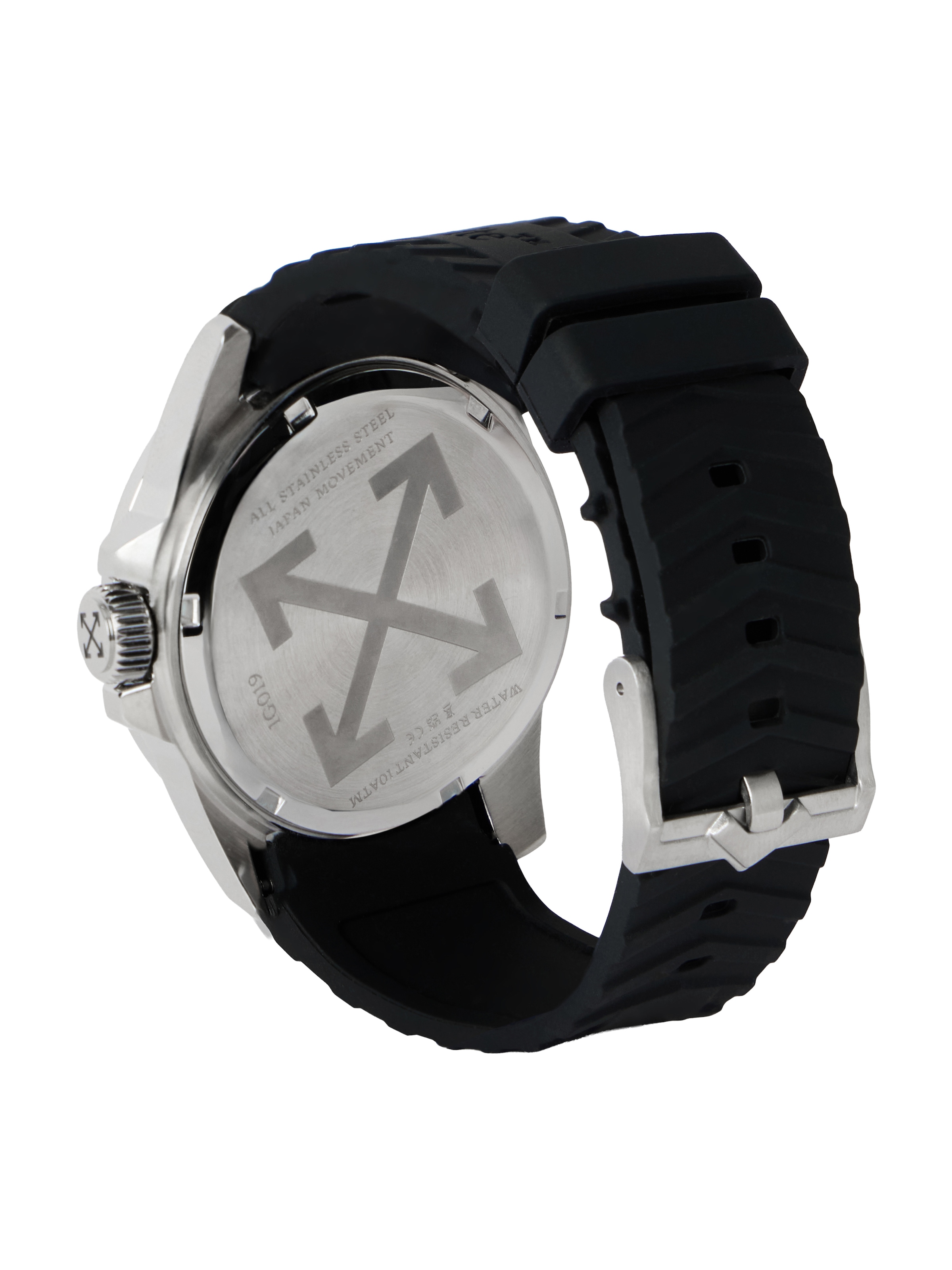 OFF-WHITE Quarzuhr »NO SIR« Armbanduhr, Herrenuhr, Silikonarmband, analog
