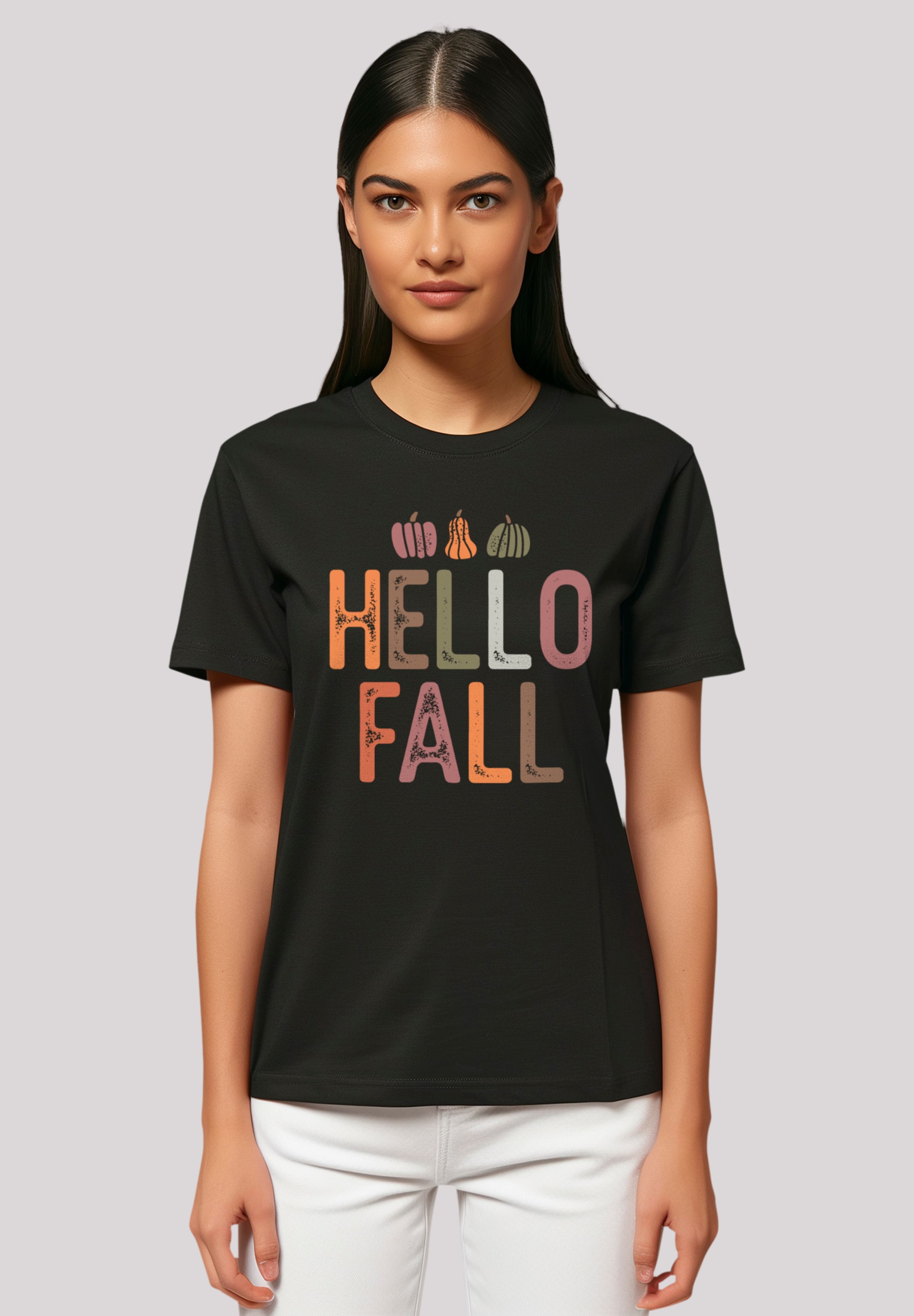 F4NT4STIC T-Shirt "Hello Fall Herbst", Premium Qualität, Halloween, Herbst günstig online kaufen