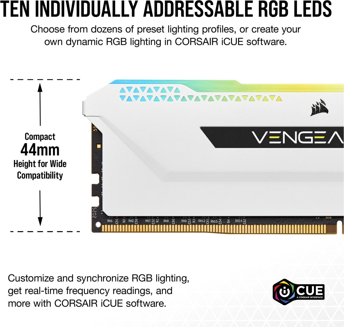 Corsair Arbeitsspeicher »CMH16GX4M2E3200C16«