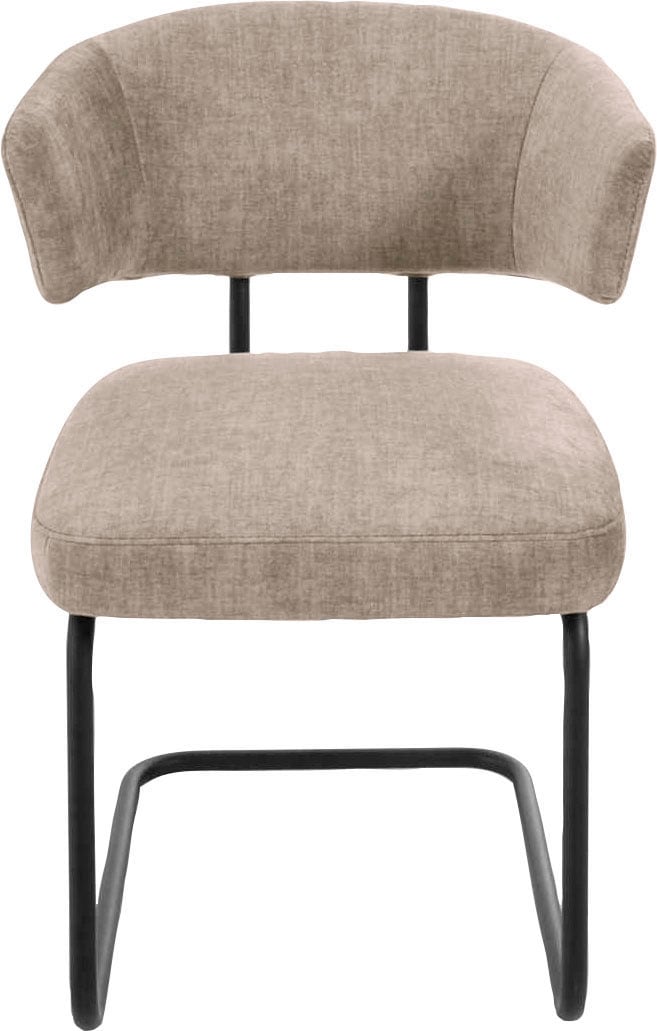 K+W Komfort & Wohnen Freischwinger "Mikkado Tube" () 1 Stk.abgerundeter Rüc günstig online kaufen