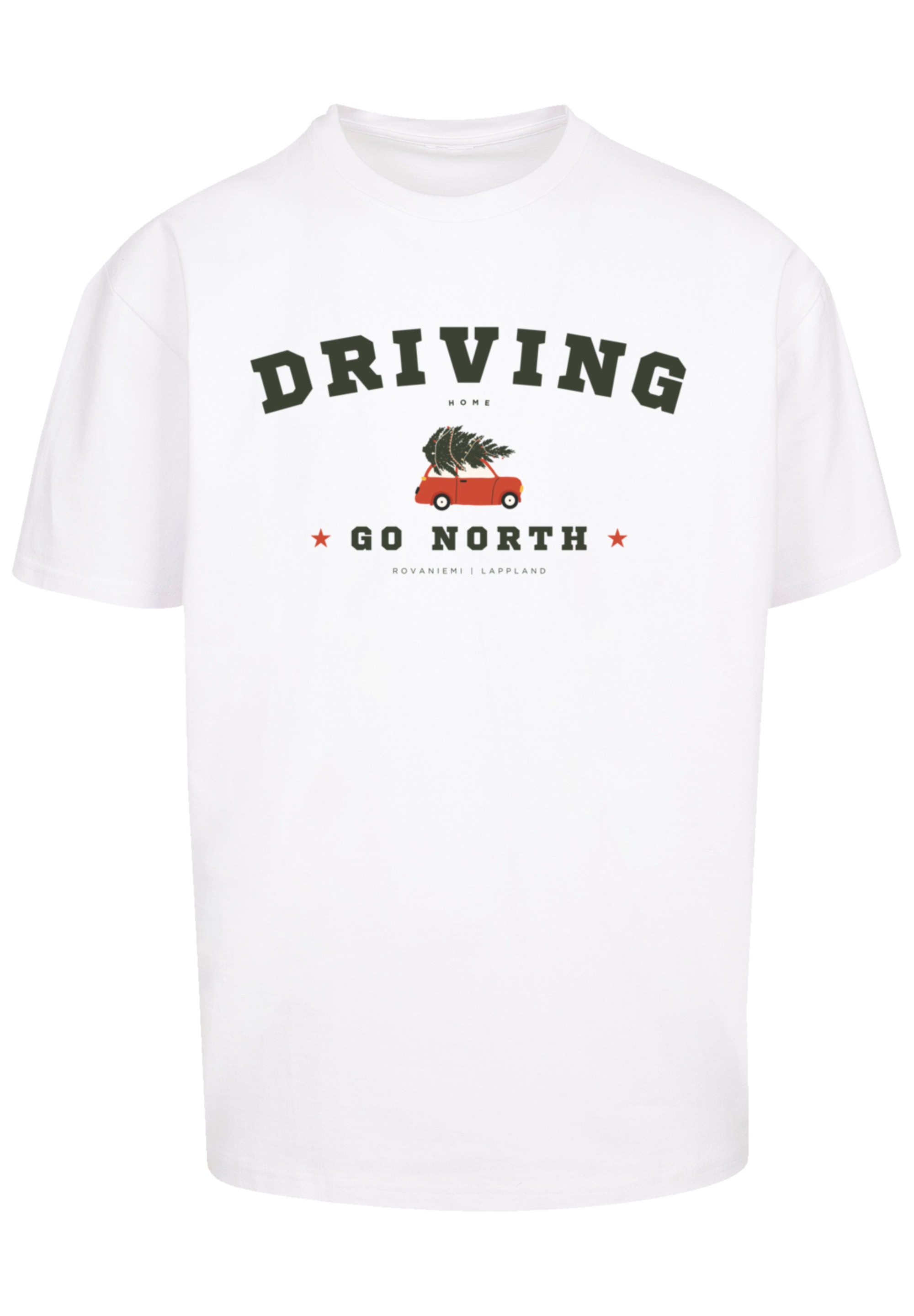 F4NT4STIC T-Shirt »Driving Home Weihnachten«, Weihnachten, Geschenk, Logo