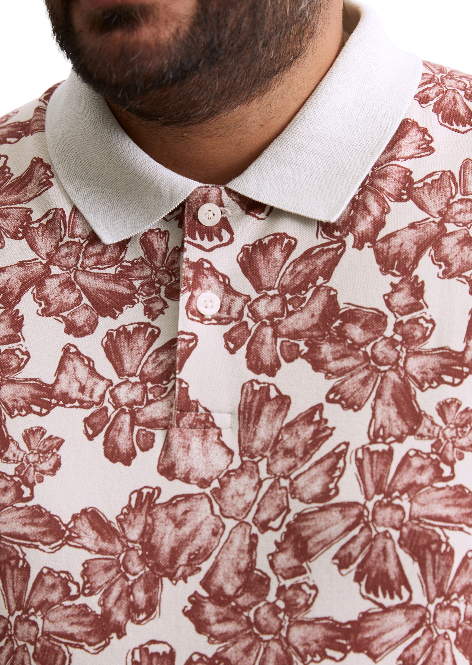 Marc O'Polo Poloshirt »aus Bio-Baumwoll-Mix«