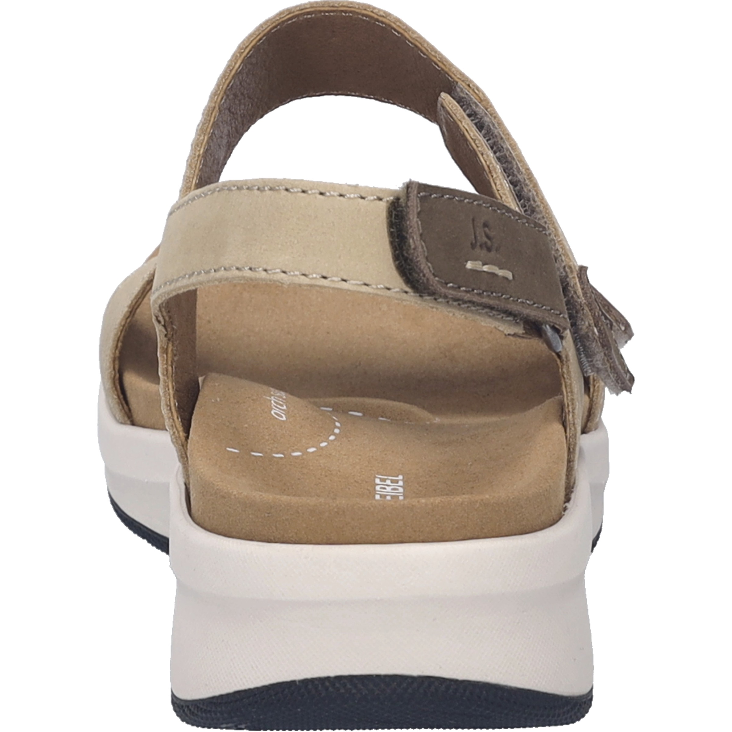 Sandale JOSEF SEIBEL "Estelle 04, beige-kombi", Damen, Gr. 37, beige (beige, kombi), Obermaterial: 100% Rindsleder Leather cow., Schuhe Sandale 3