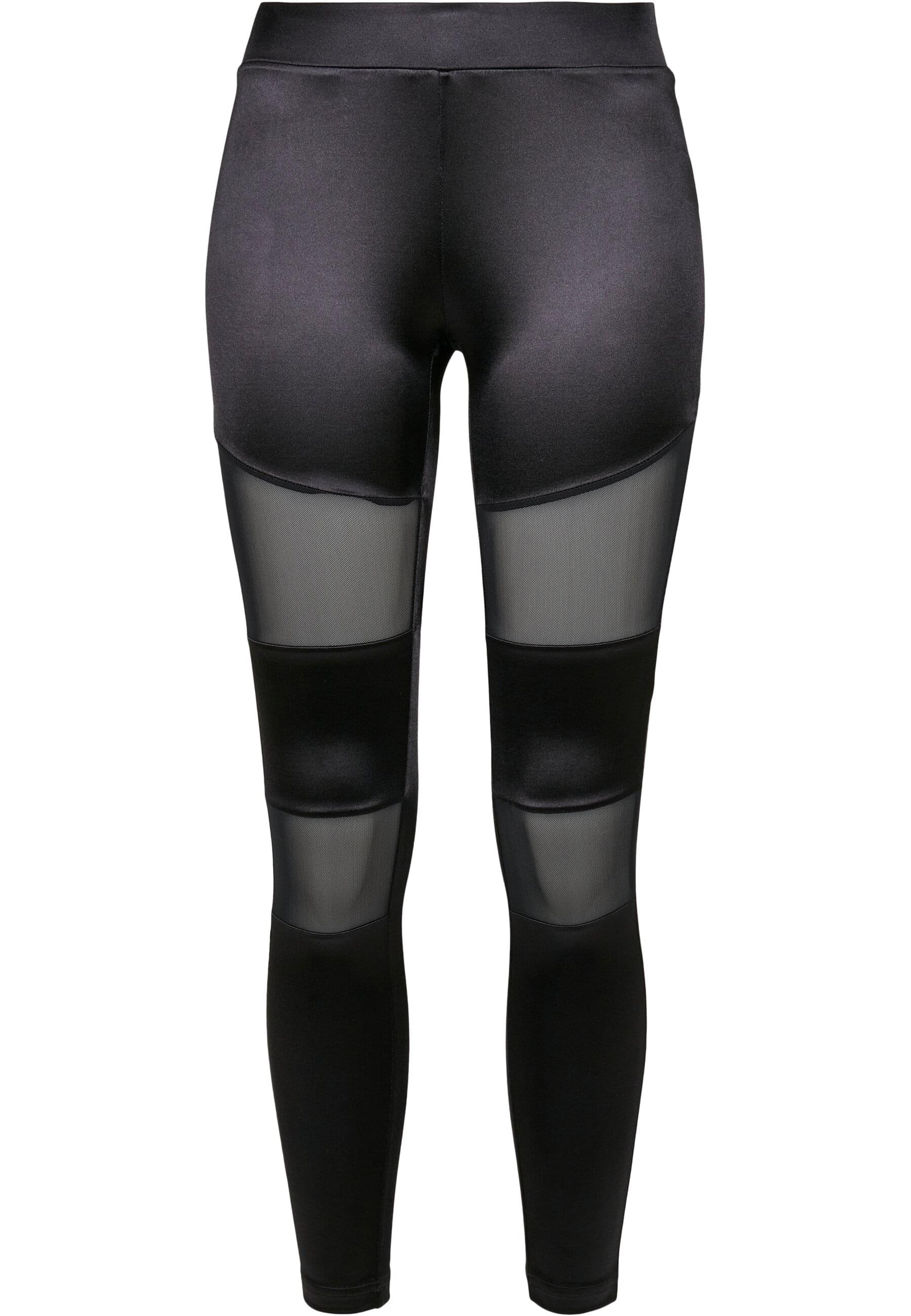 URBAN CLASSICS Leggings "Urban Classics Damen Ladies Shiny Tech Mesh Leggings", (1 tlg.)