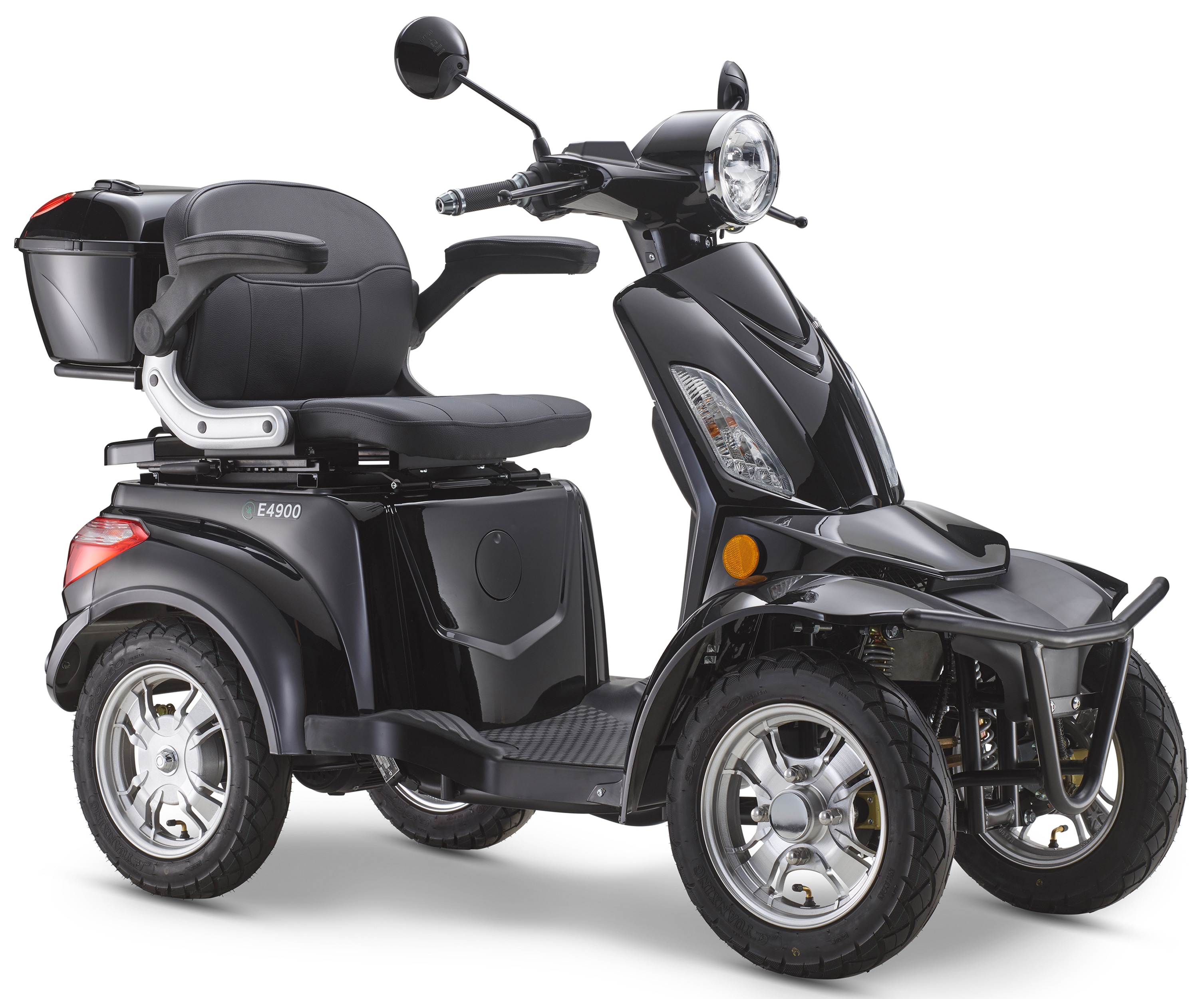 Luxxon Elektromobil "LuXXon Seniorenmobil E4900" 20 km/h Elektromobil mit Topcase, ohne Helmpflicht, 1.000 W, Seniorenmobil mit 4 Räder, Elektroroller für Senioren