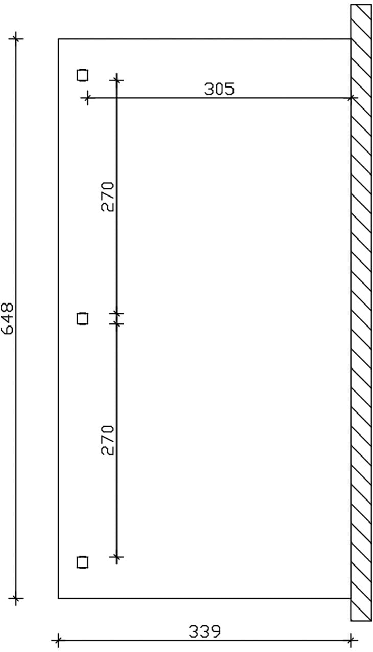 Skanholz Terrassendach »Venezia« Leimholz