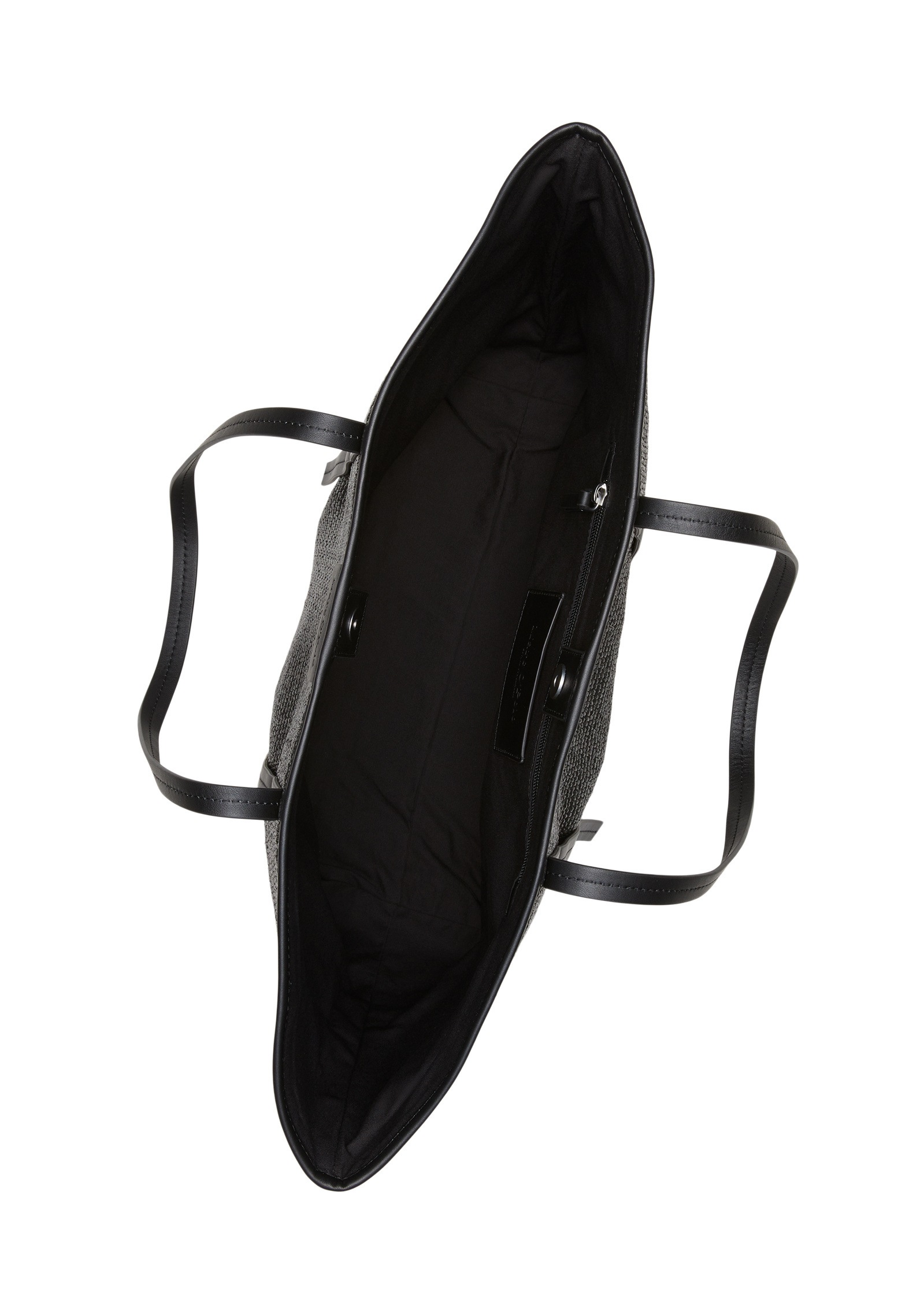 Marc O'Polo Shopper »in Bast-Optik mit Echtleder-Details«