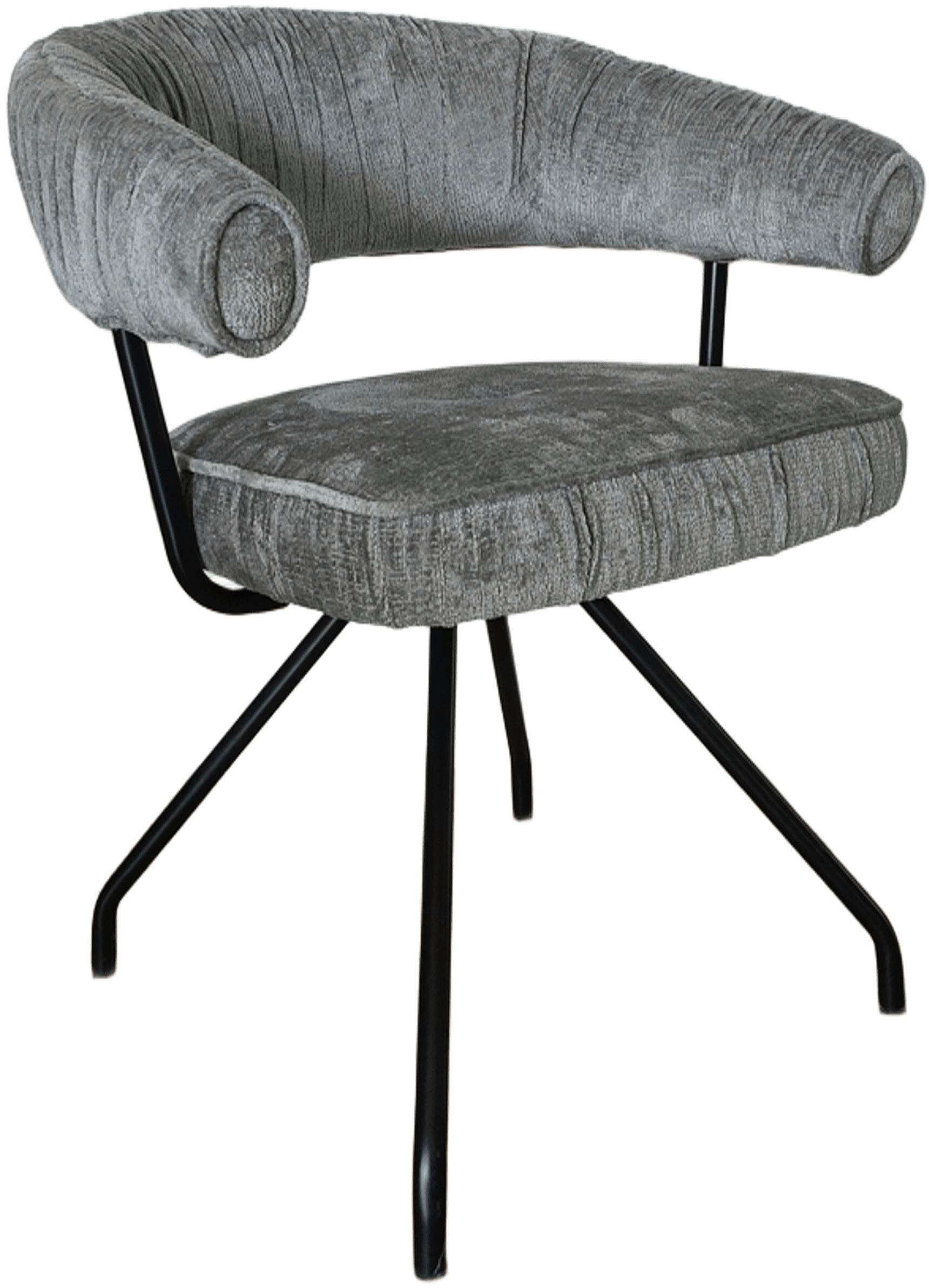 Stuhl HOME AFFAIRE, B:58cm H:48cm T:45cm, grau, Esszimmer, Stühle, "Stuhl Ibiza", tolle Optik