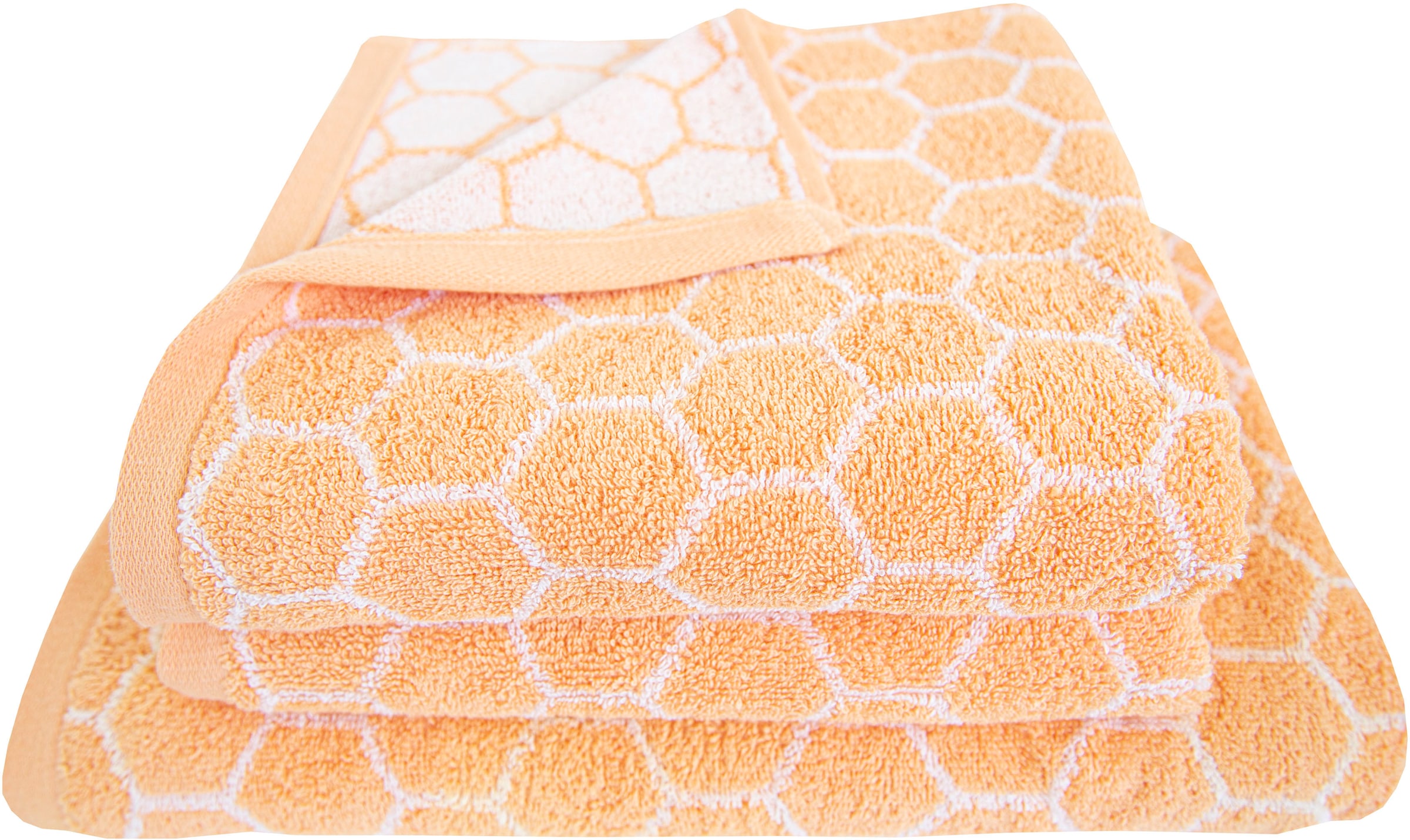 Dyckhoff Handtuch Set "Pure Natural Honey", (Set, 3 St., 2 Handtücher (50x100cm)-1 Duschtuch (70x140cm), 2 Handtücher (5