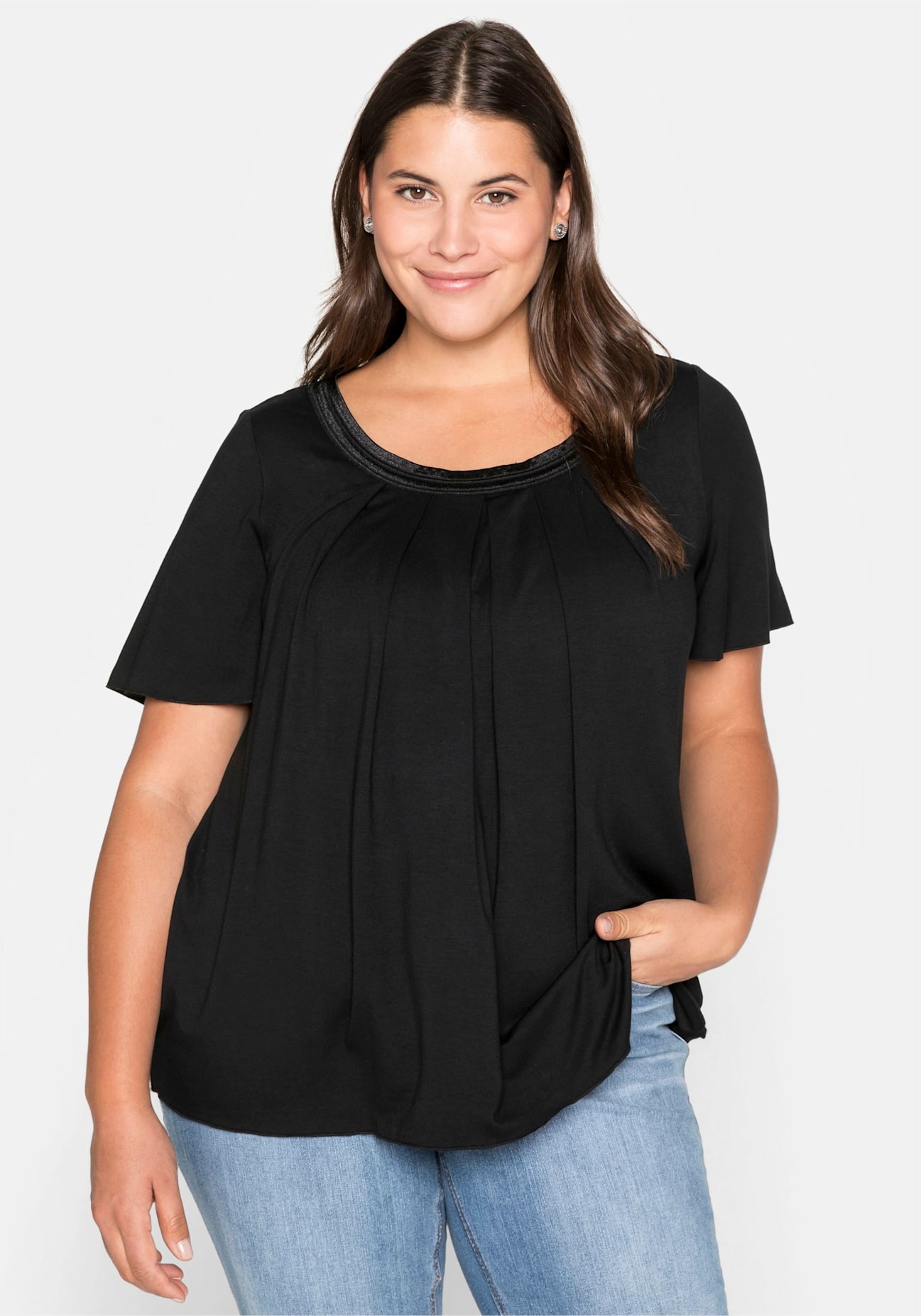 Sheego T-Shirt "T-Shirt", (1 tlg.) günstig online kaufen