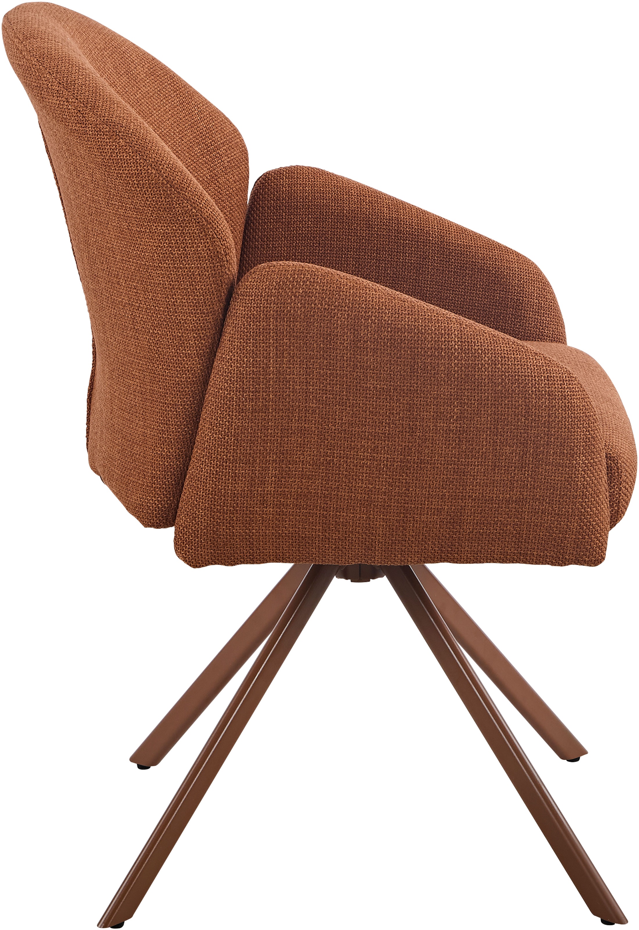 HELA Armlehnstuhl »HOLLY« (Set) 2 Stk.360° drehbar, Armlehnen, Gestell angepasst, Swing Back Komfortrücken