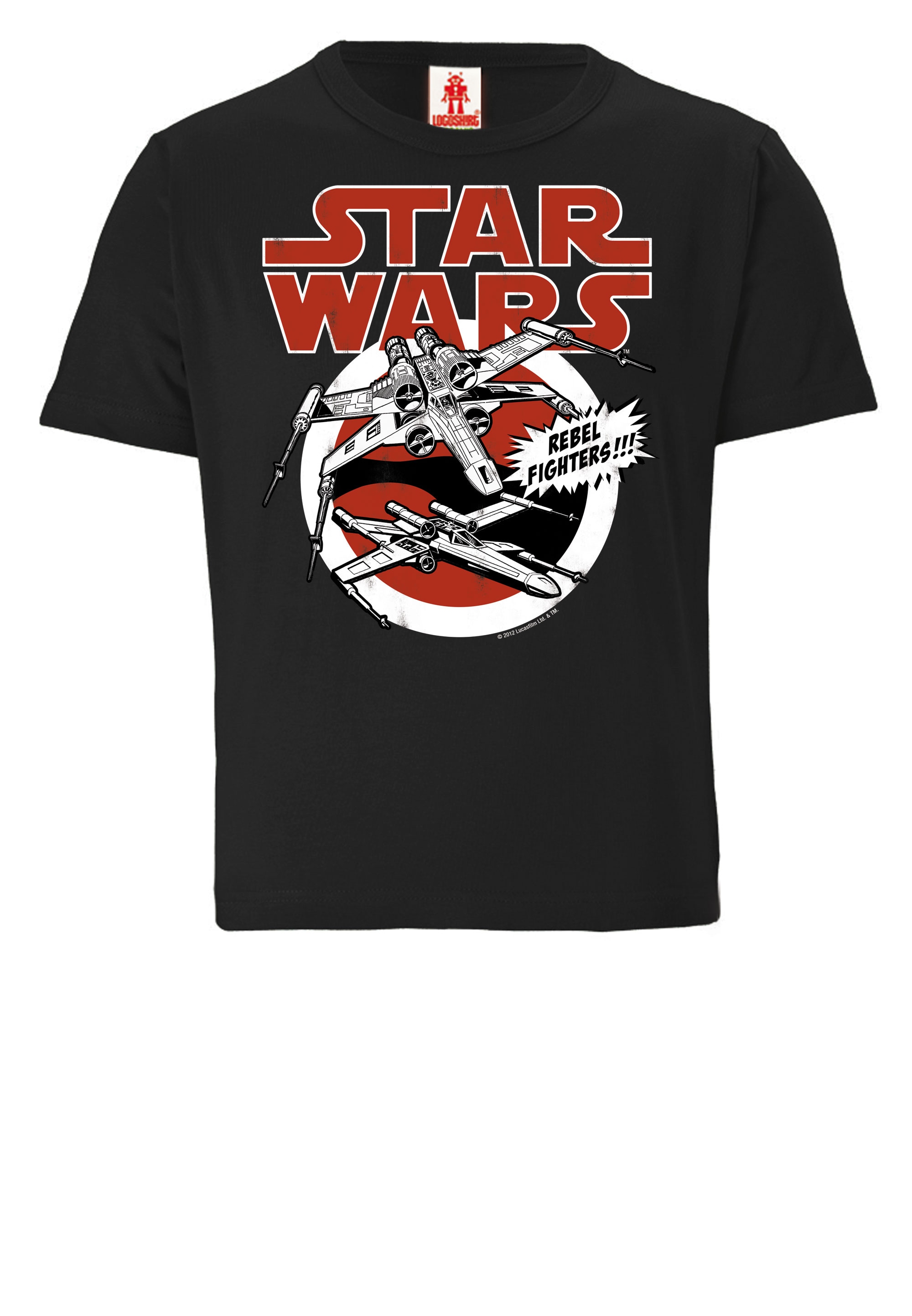 LOGOSHIRT T-Shirt »X-Wings«, mit großem Star-Wars-Frontprint