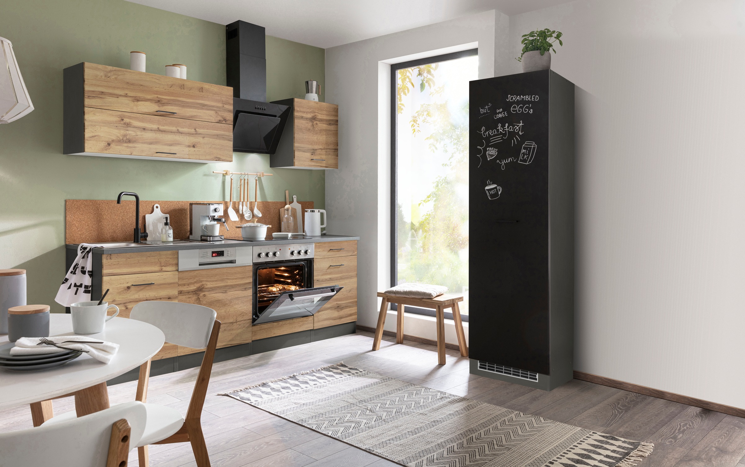 KOCHSTATION Küchenzeile "KS-Trier" mit E-Geräten, Breite 270 cm günstig online kaufen